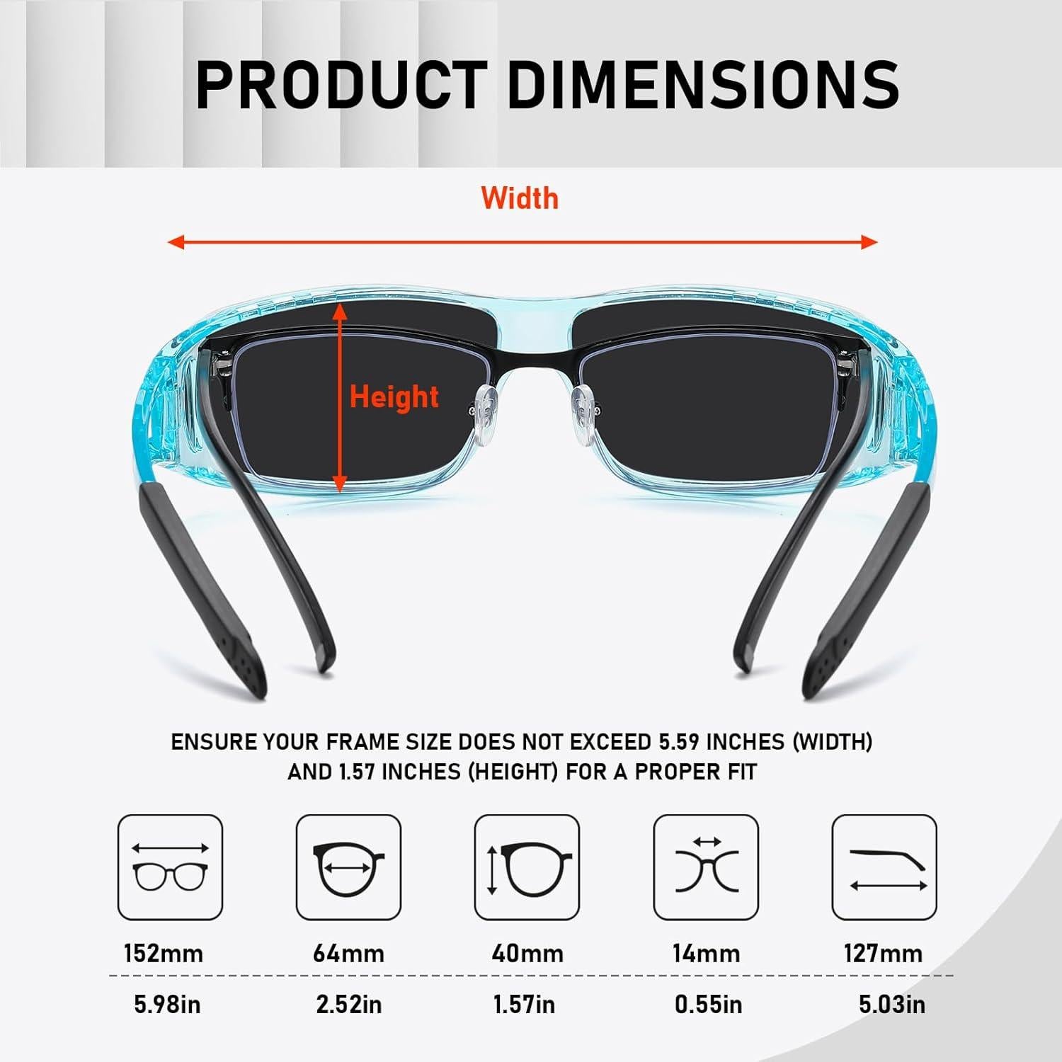 Gafas de sol Wzerry polarizadas UV400 para conducir y deportes