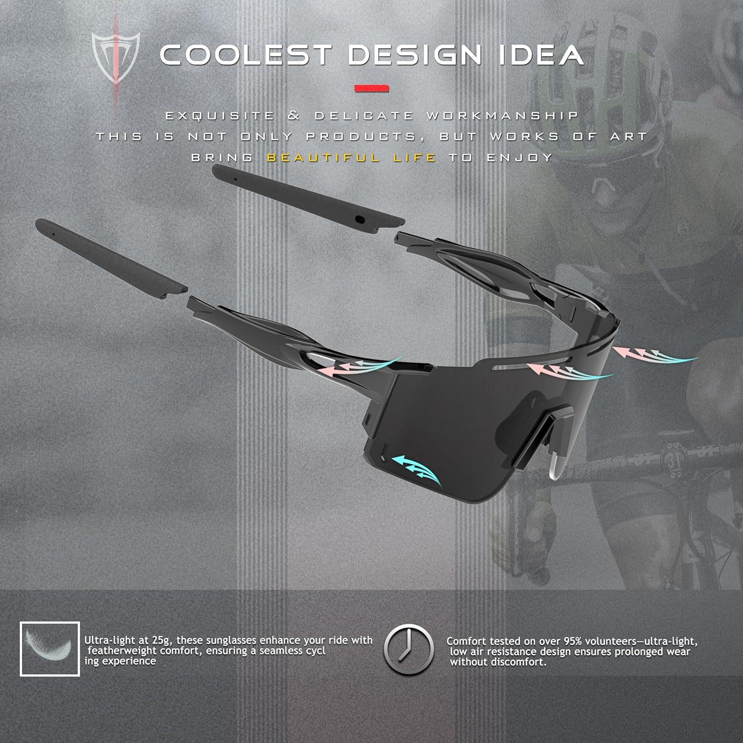 Gafas de sol ATTCL UV 400 para ciclismo y deportes