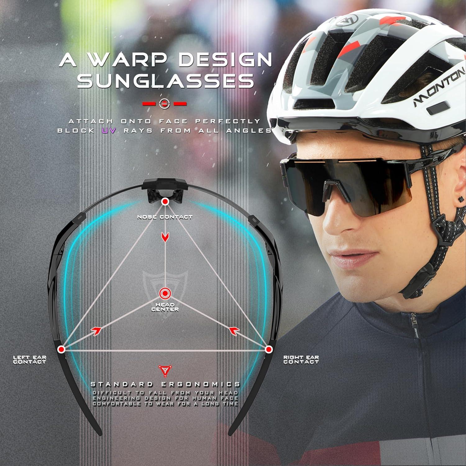 Gafas de sol ATTCL UV 400 para ciclismo y deportes