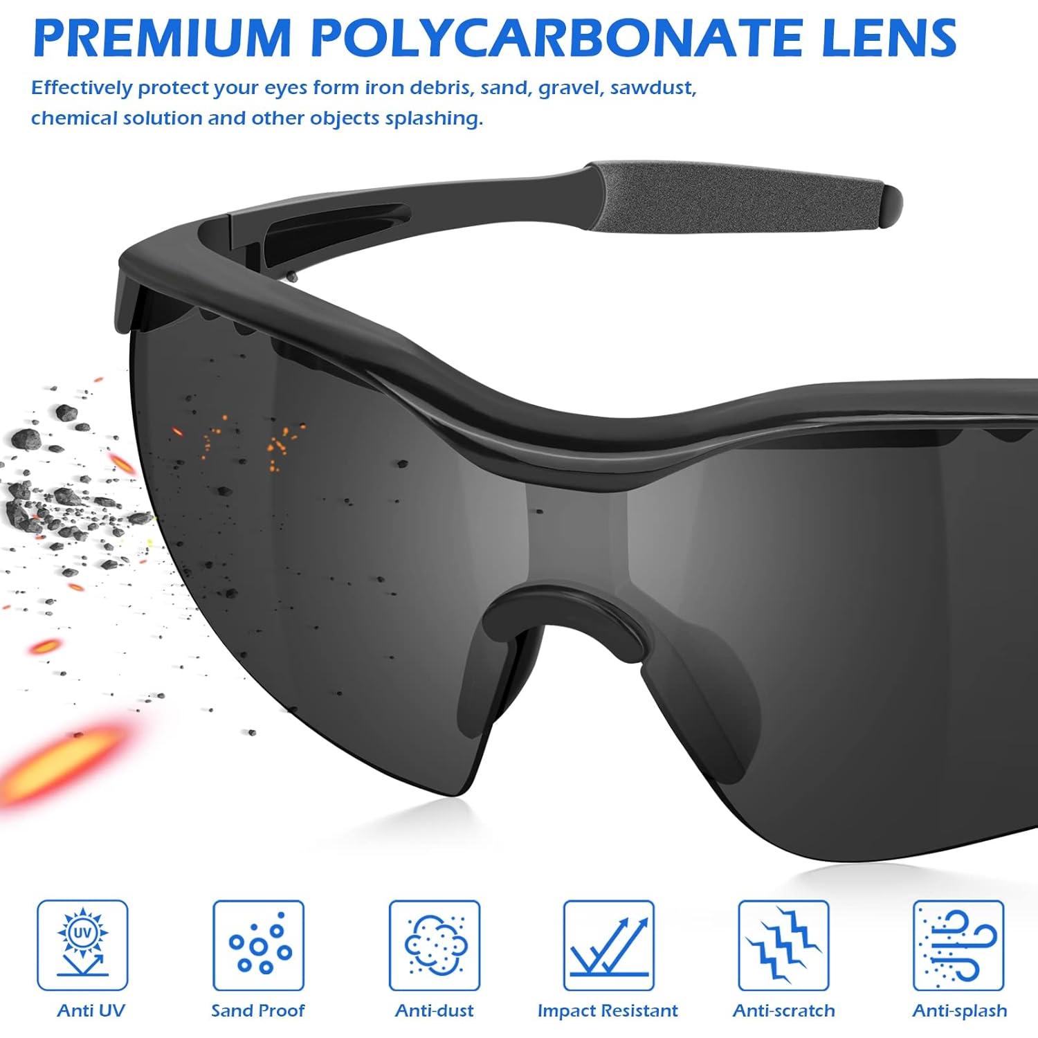 Gafas de Seguridad OXG Paquete de 12 Unisex Resistentes UV