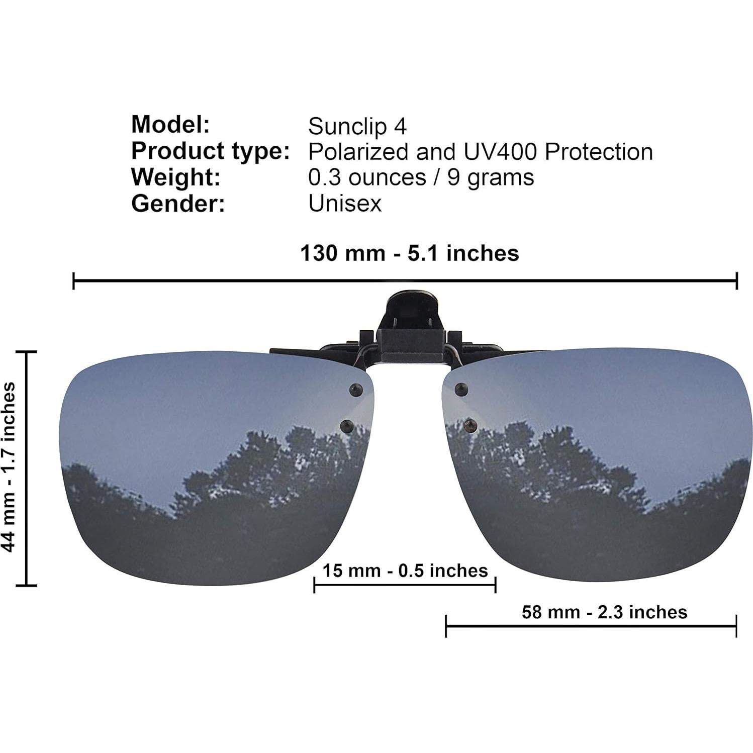 Gafas de sol clip-on Success Eyewear polarizadas unisex