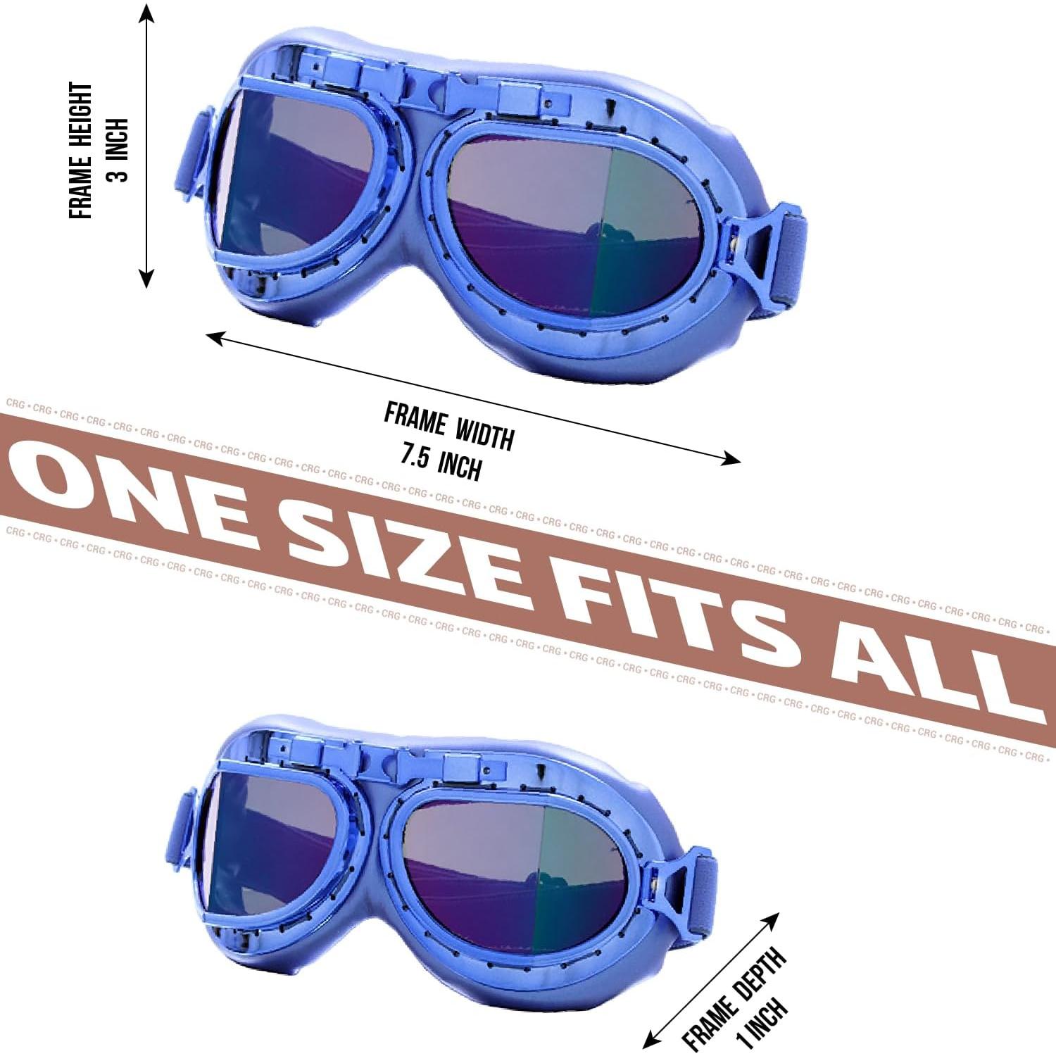 Gafas de Motocicleta CRG Sports T08 Retro UV 100%