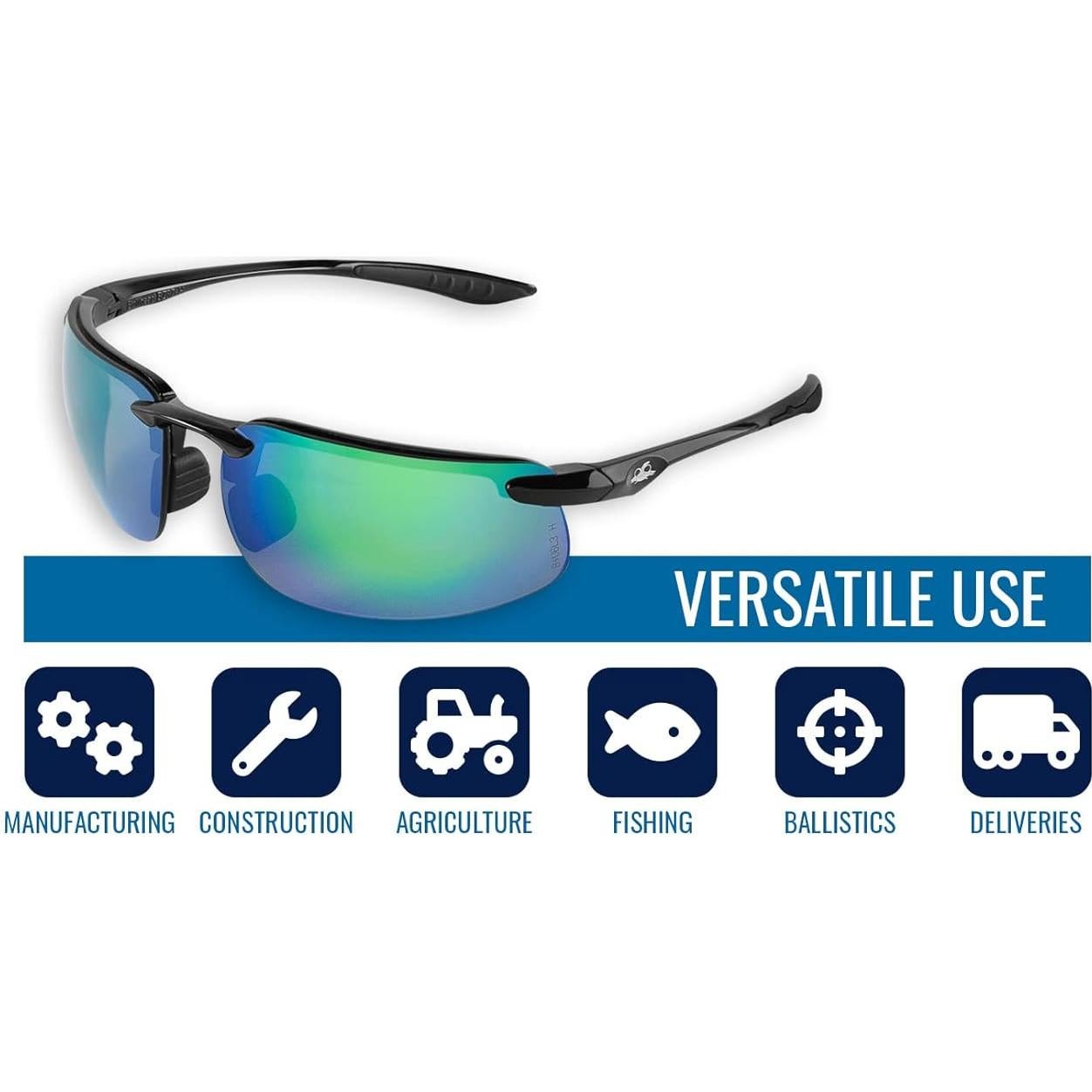 Gafas de seguridad Bullhead Bowfin polarizadas UV 360-11125