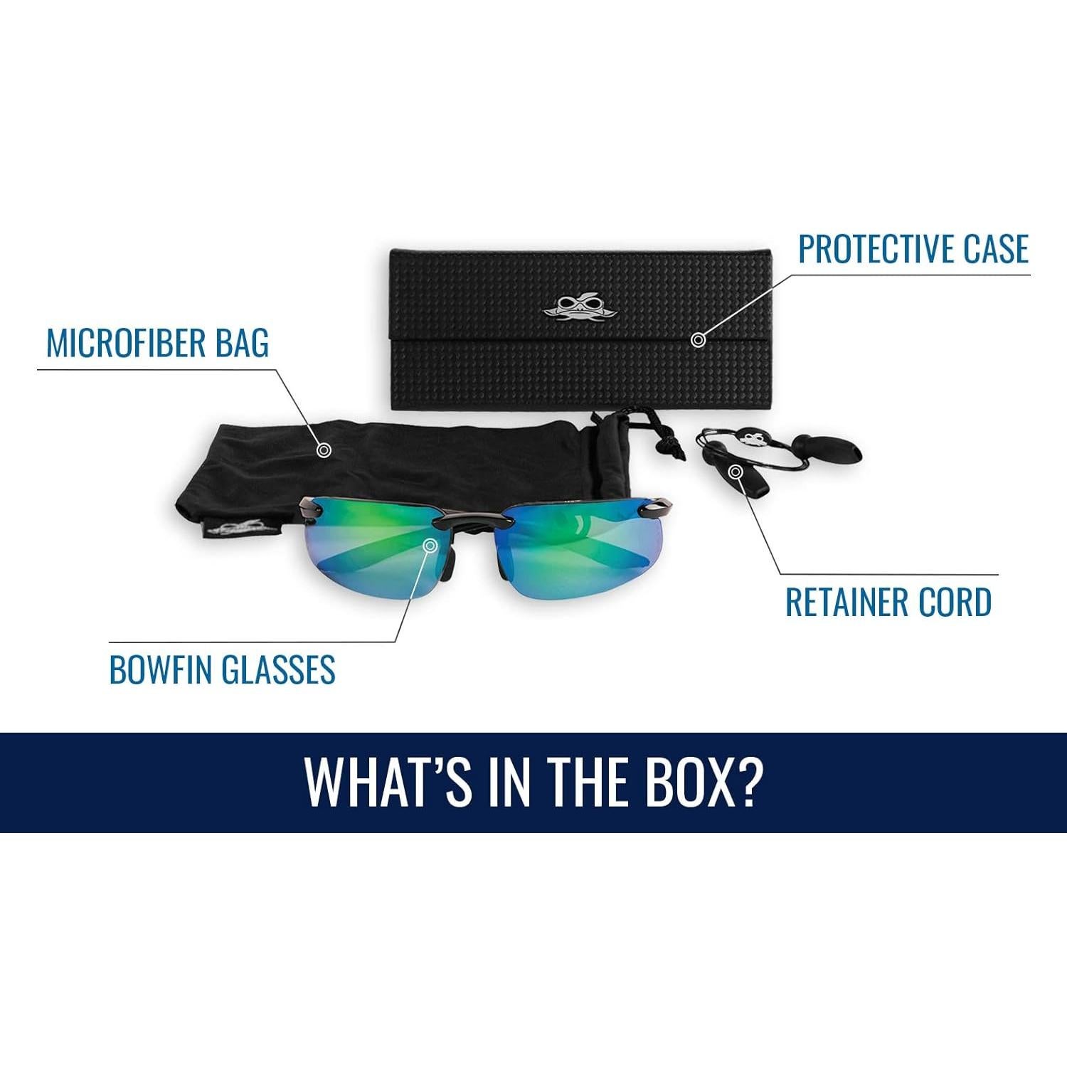 Gafas de seguridad Bullhead Bowfin polarizadas UV 360-11125