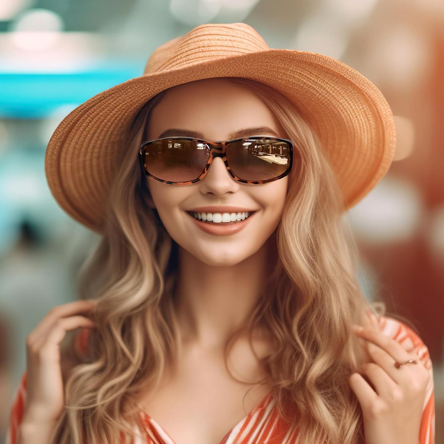 Gafas de sol polarizadas Peekaco UV400 para gafas recetadas