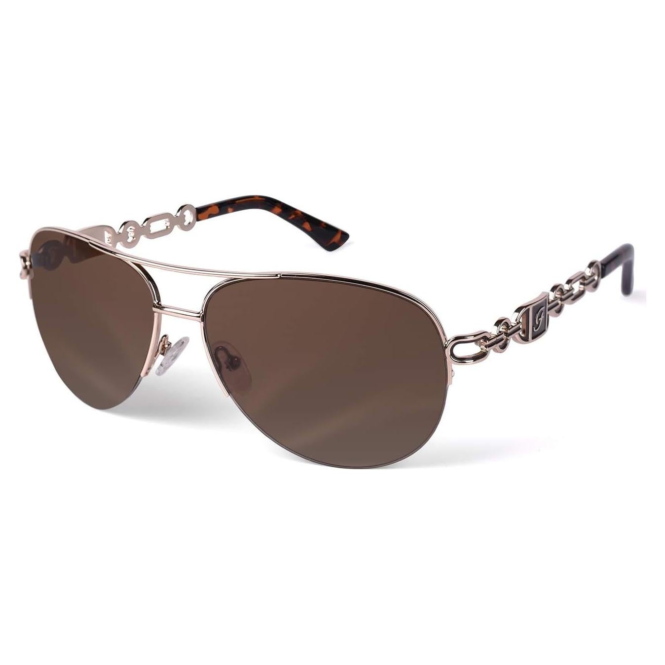 Gafas de sol Aviador FONHCOO Metal UV400 Espejadas