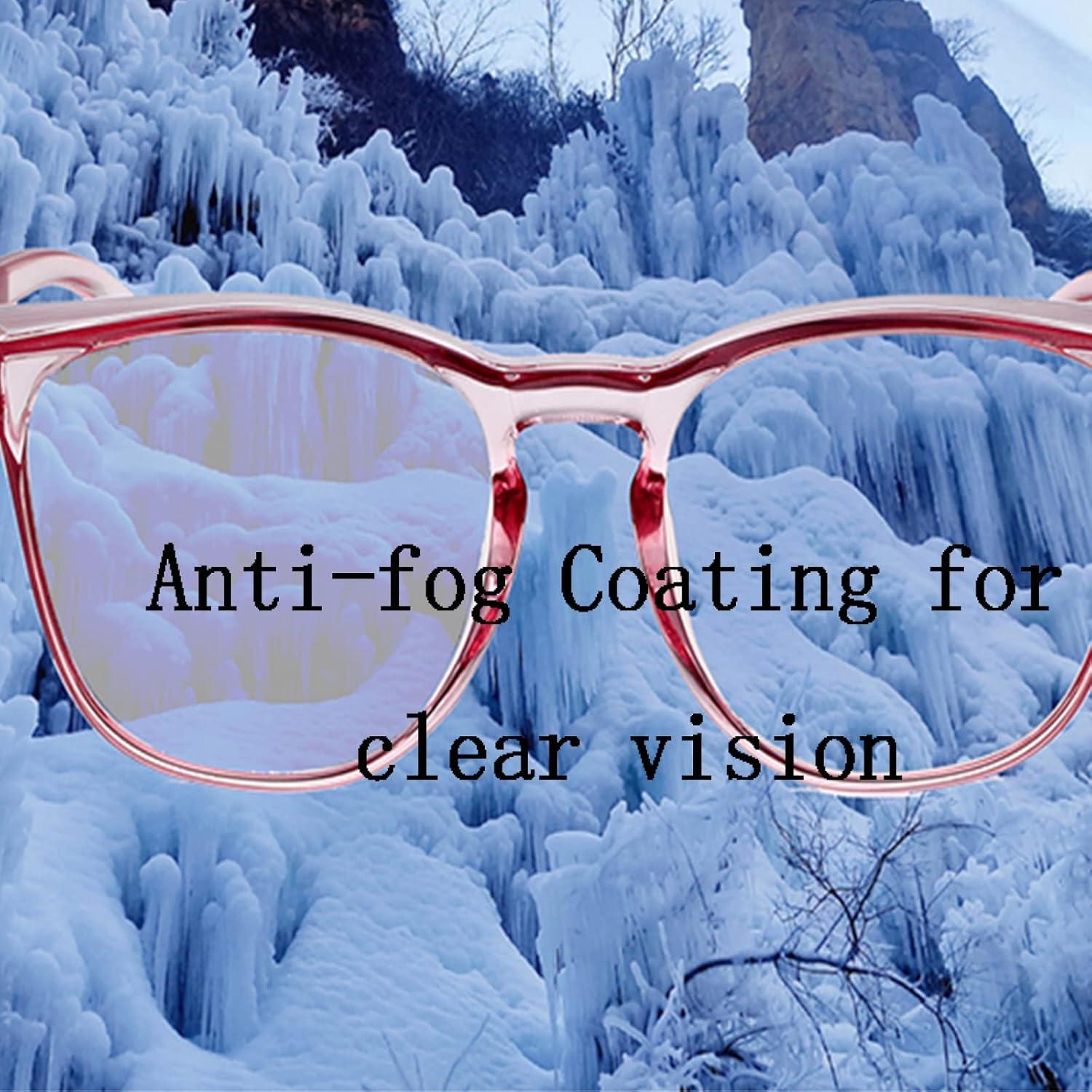 Gafas de Seguridad BYEYETEARS Anti Niebla 2 Pack Rosa Púrpura