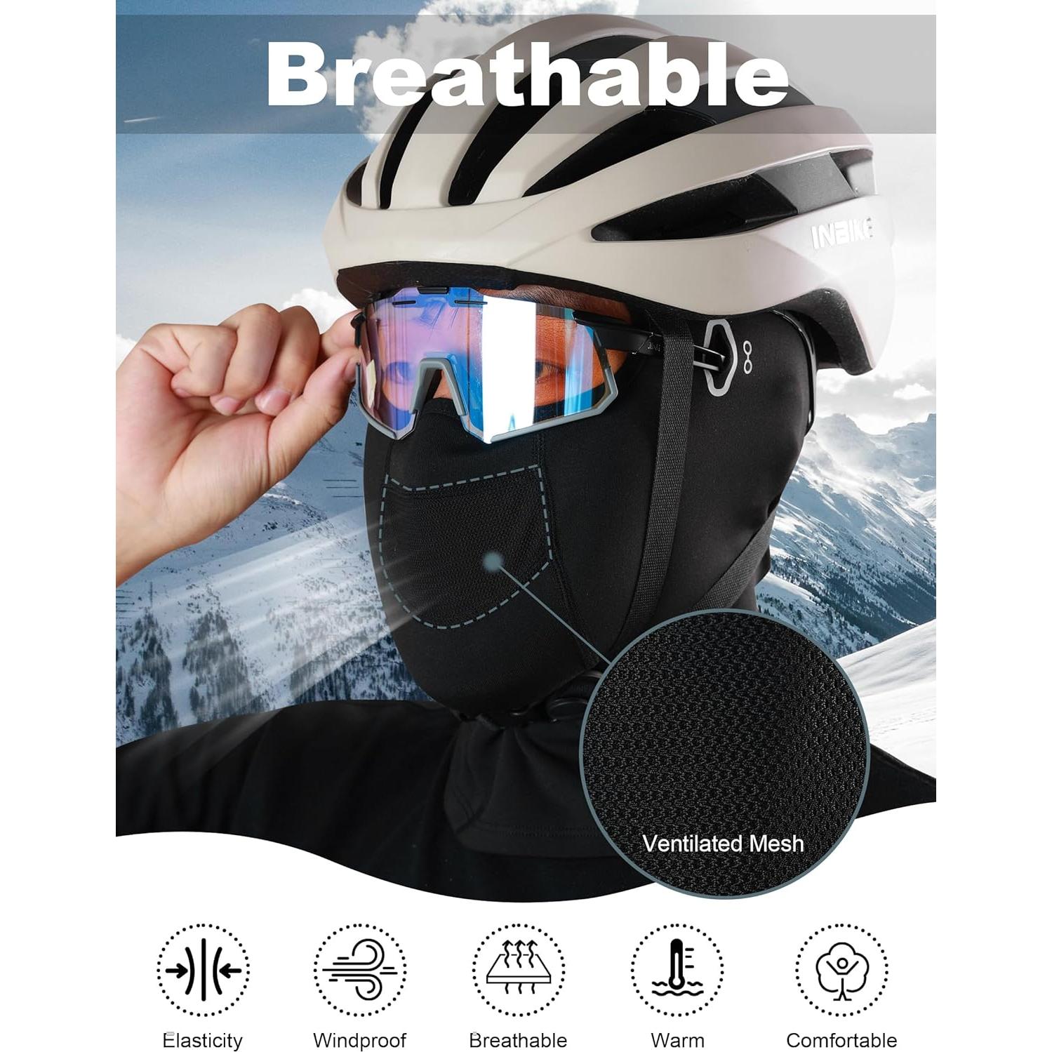 KUTOOK Máscara Balaclava Invierno Unisex Cálida y Ligera