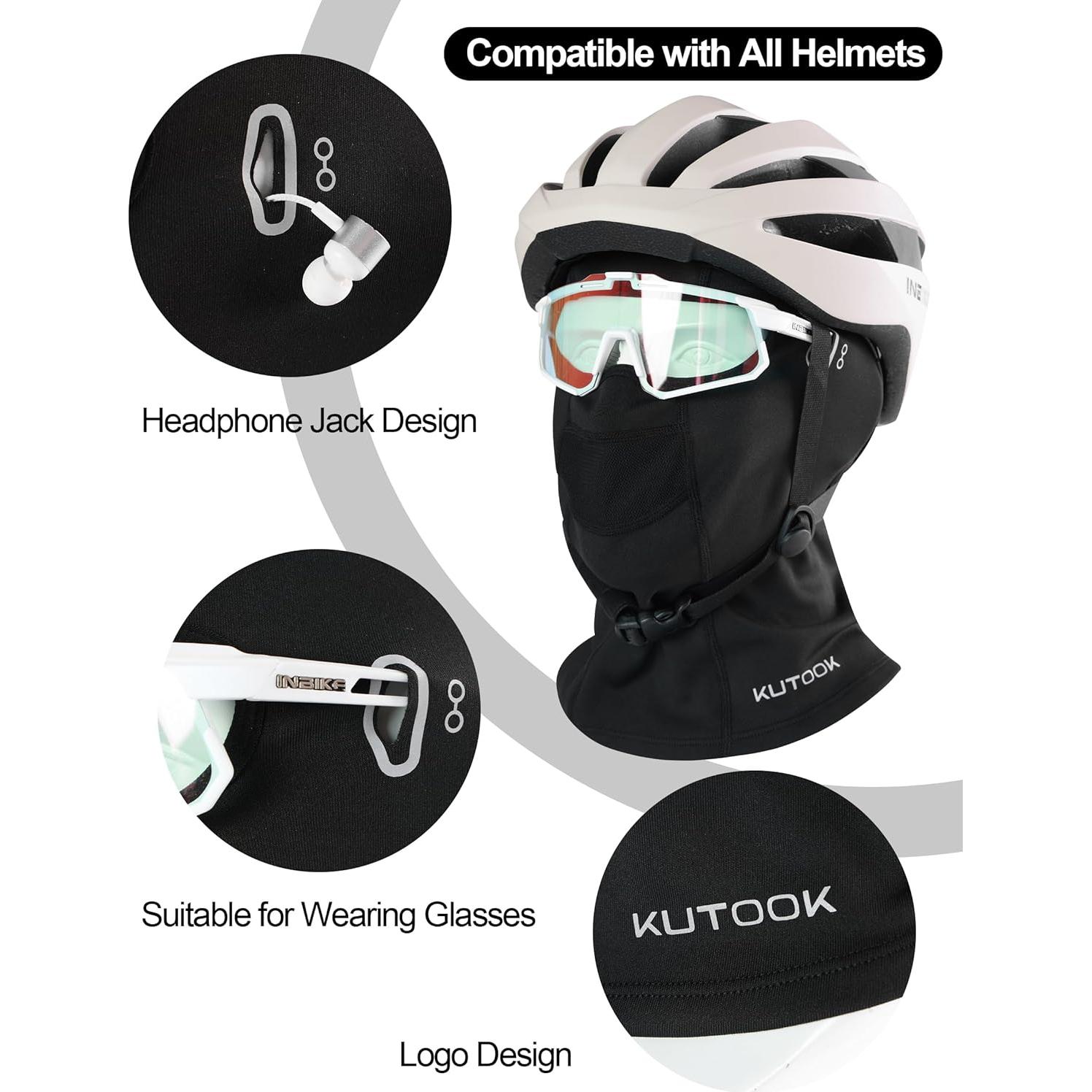 KUTOOK Máscara Balaclava Invierno Unisex Cálida y Ligera