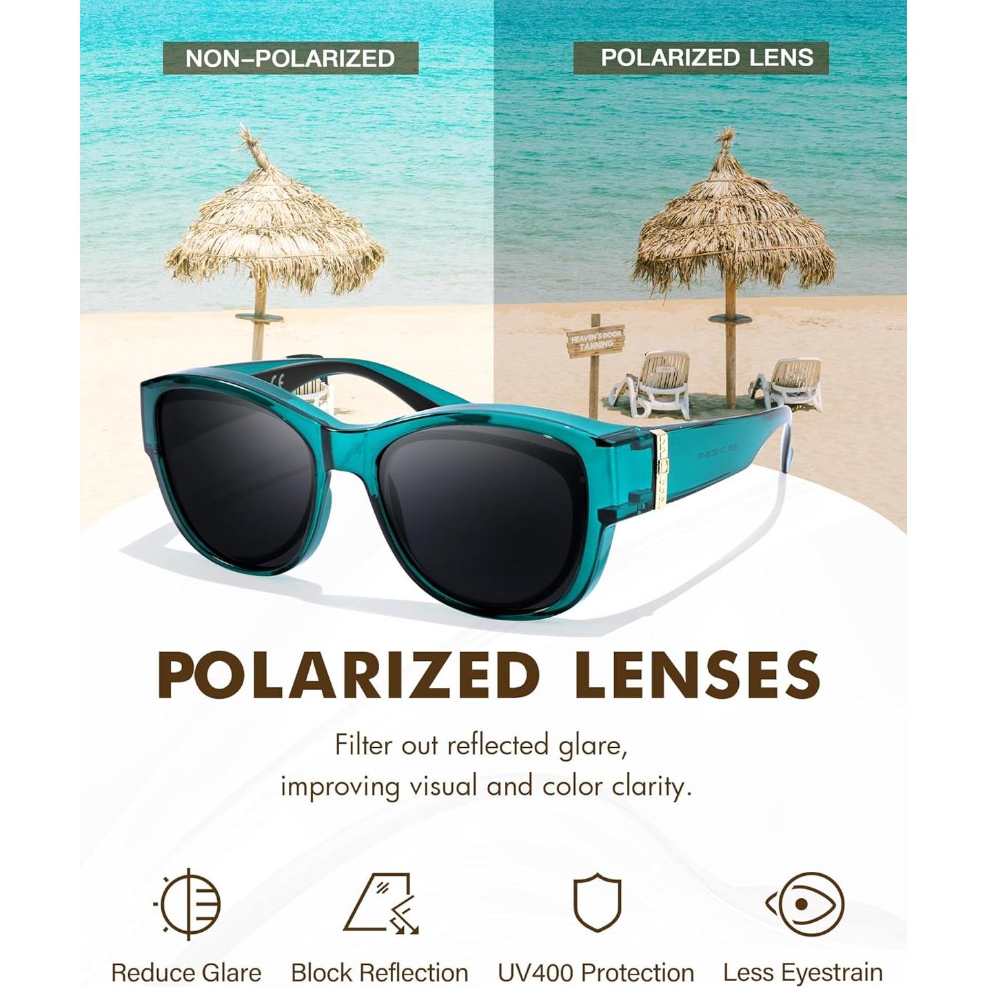 Gafas de sol Xfeel Trendy fit over para mujeres UV