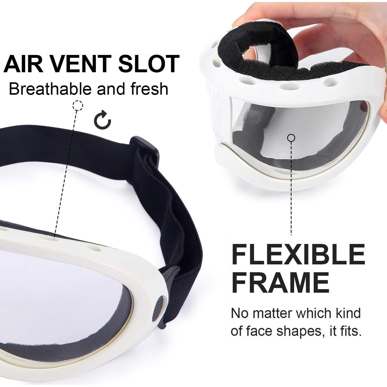 Gafas de esquí Rngeo, paquete de 2, protección UV 400