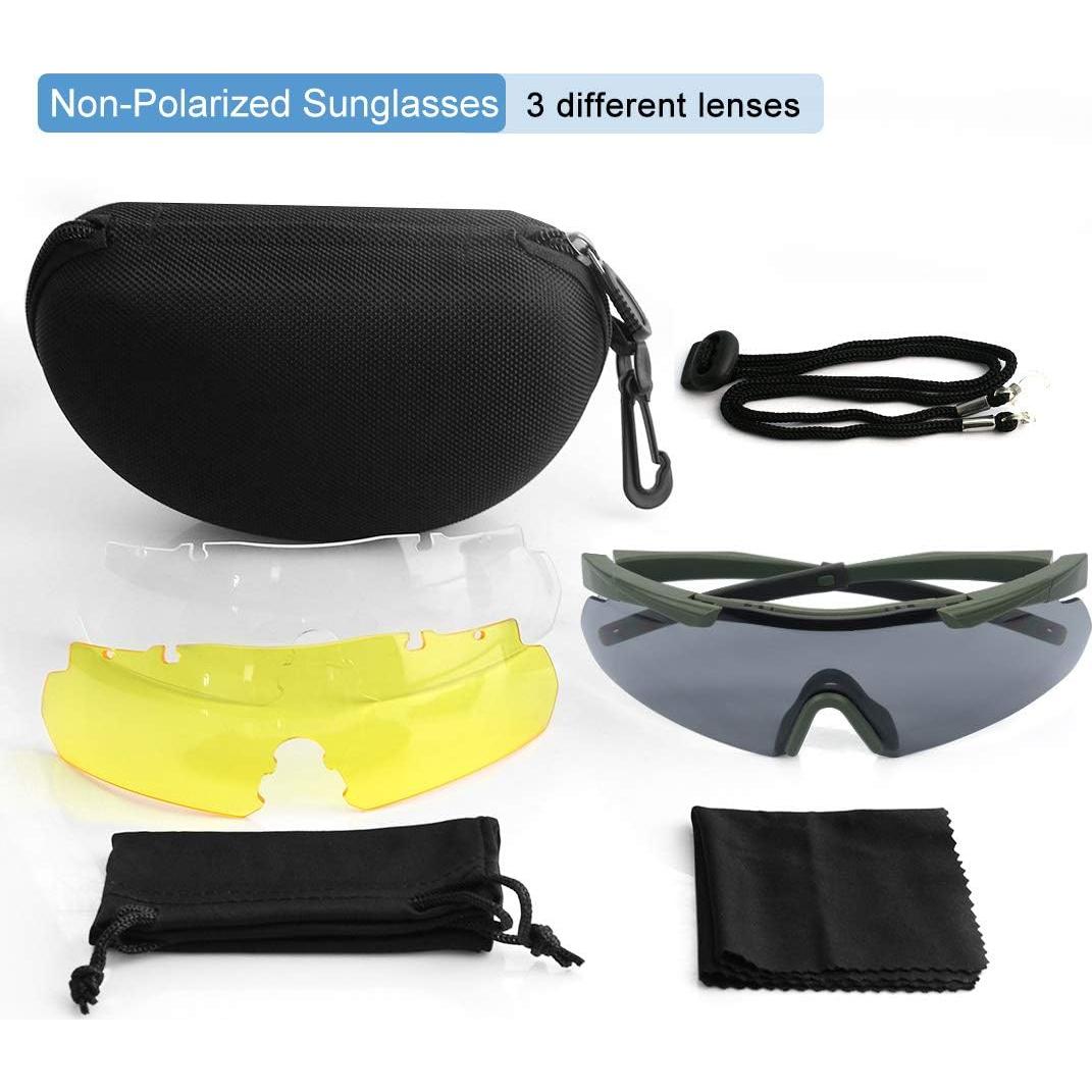 Gafas Tácticas Xaegistac 3 Lentes Intercambiables Unisex