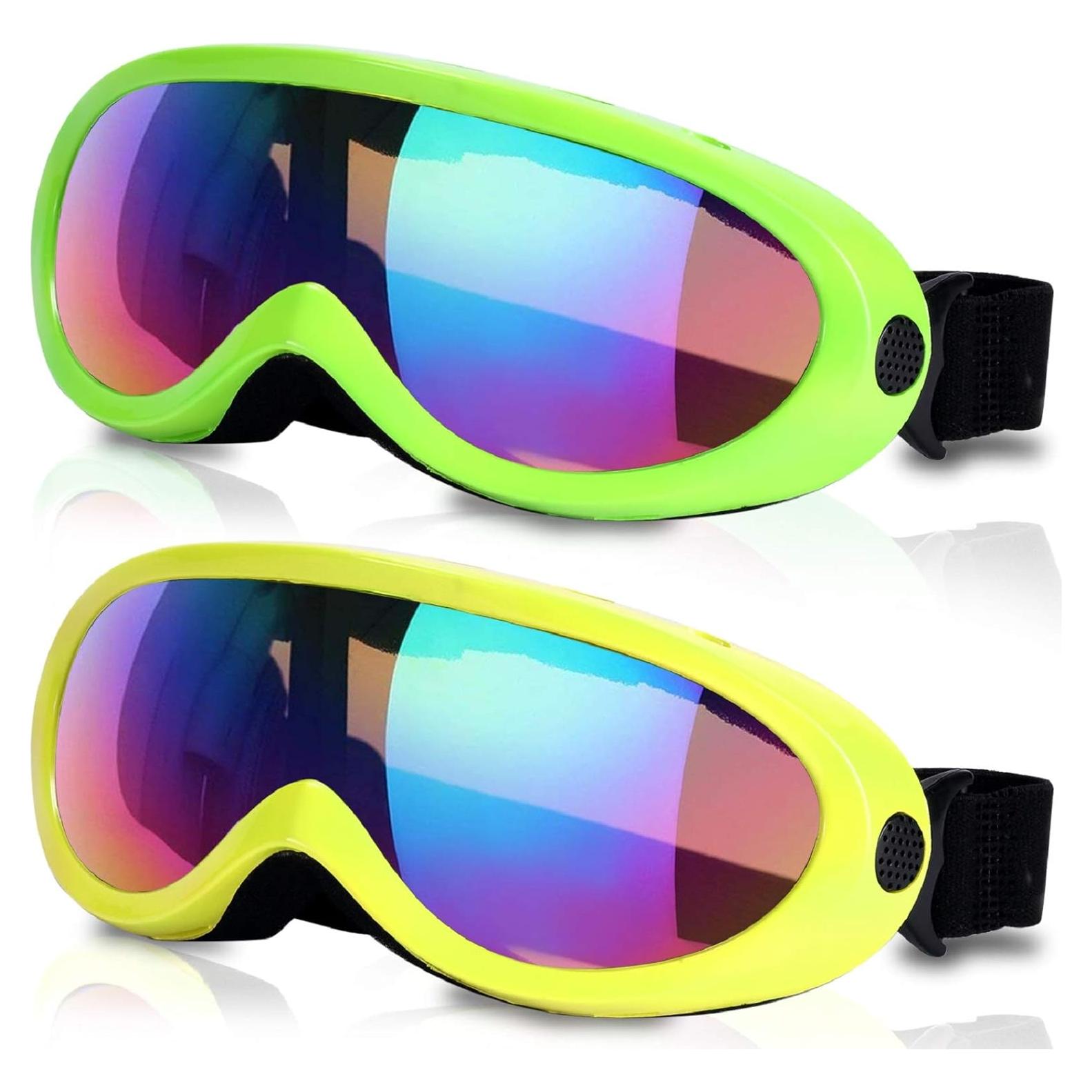 Gafas de esquí Rngeo, paquete de 2, protección UV 400