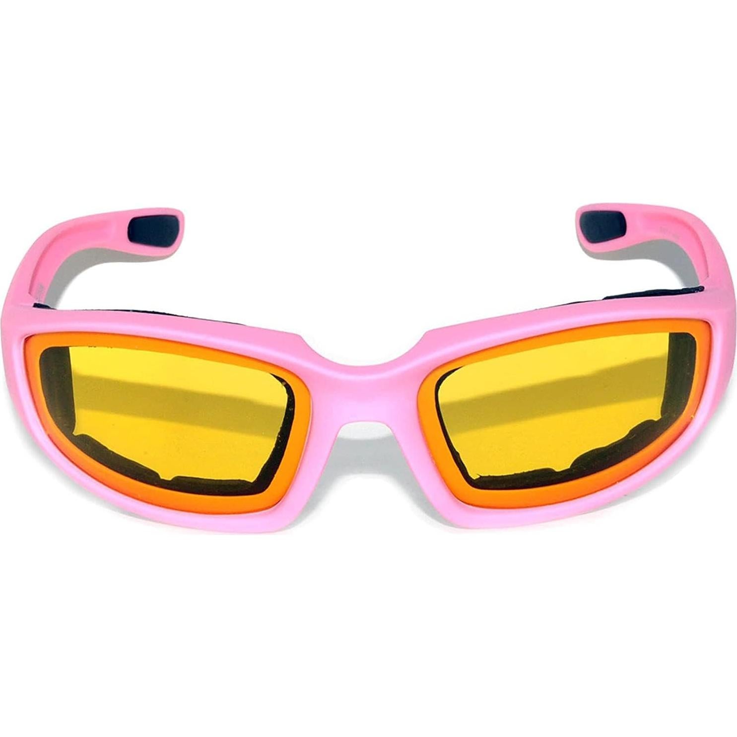 Gafas de Motocicleta Rosa para Mujeres con Protección UV400