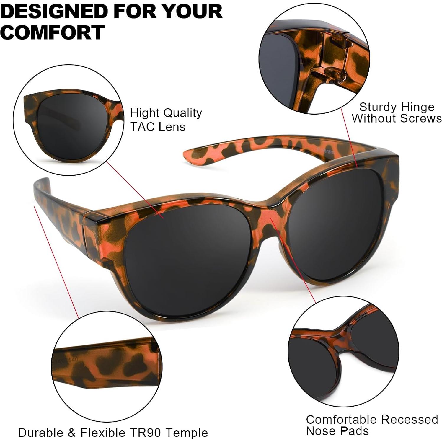 Gafas de sol Fit-Over IGNAEF para mujeres con protección UV