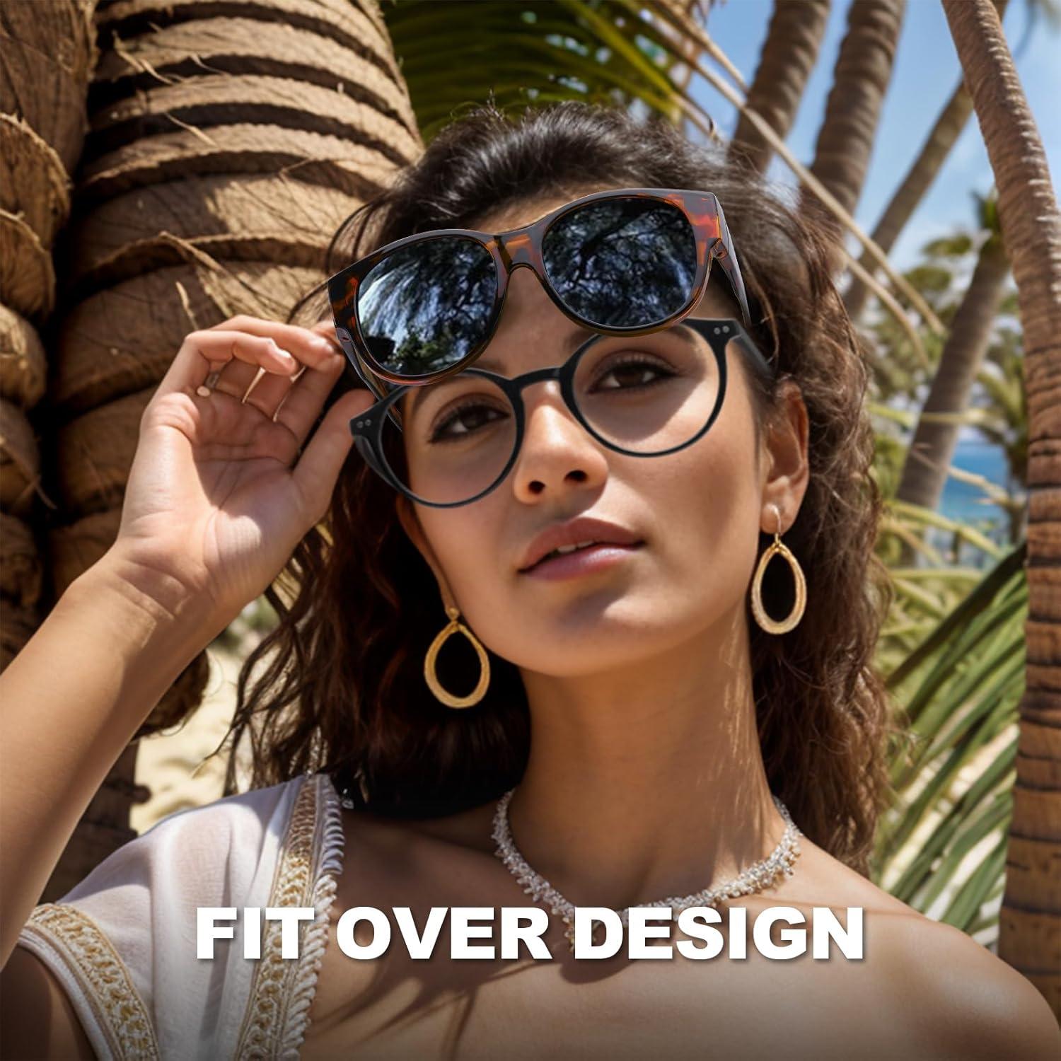 Gafas de sol Fit-Over IGNAEF para mujeres con protección UV