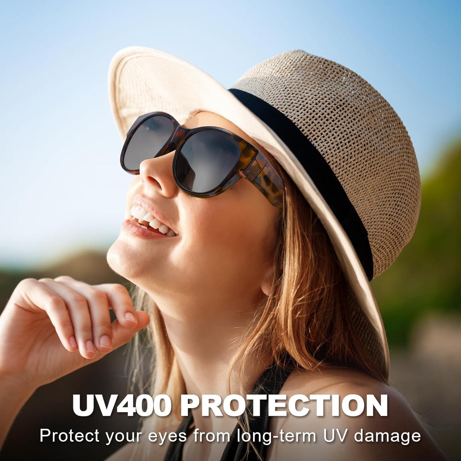 Gafas de sol Fit-Over IGNAEF para mujeres con protección UV