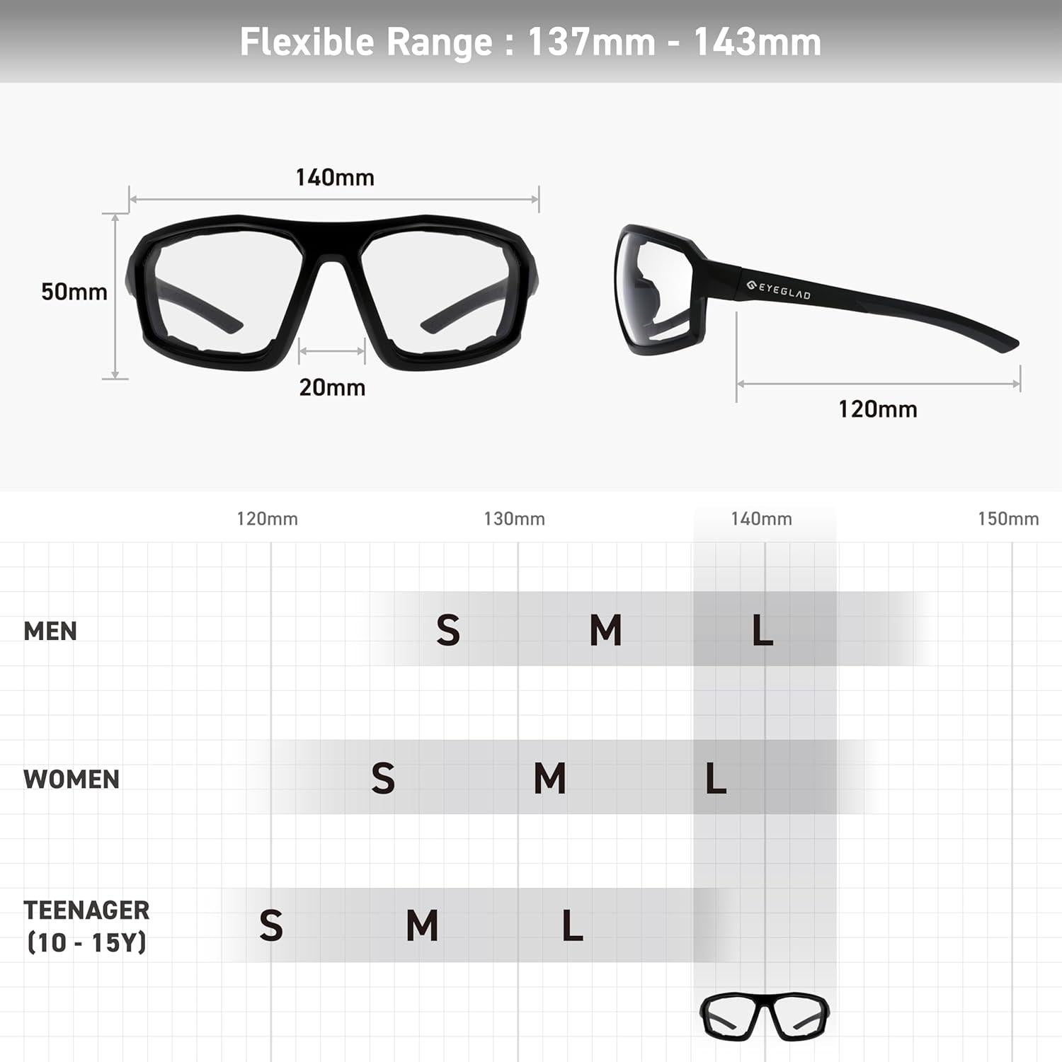 Gafas de Motocicleta REV Z87+ Photochromic UV400 para Hombres