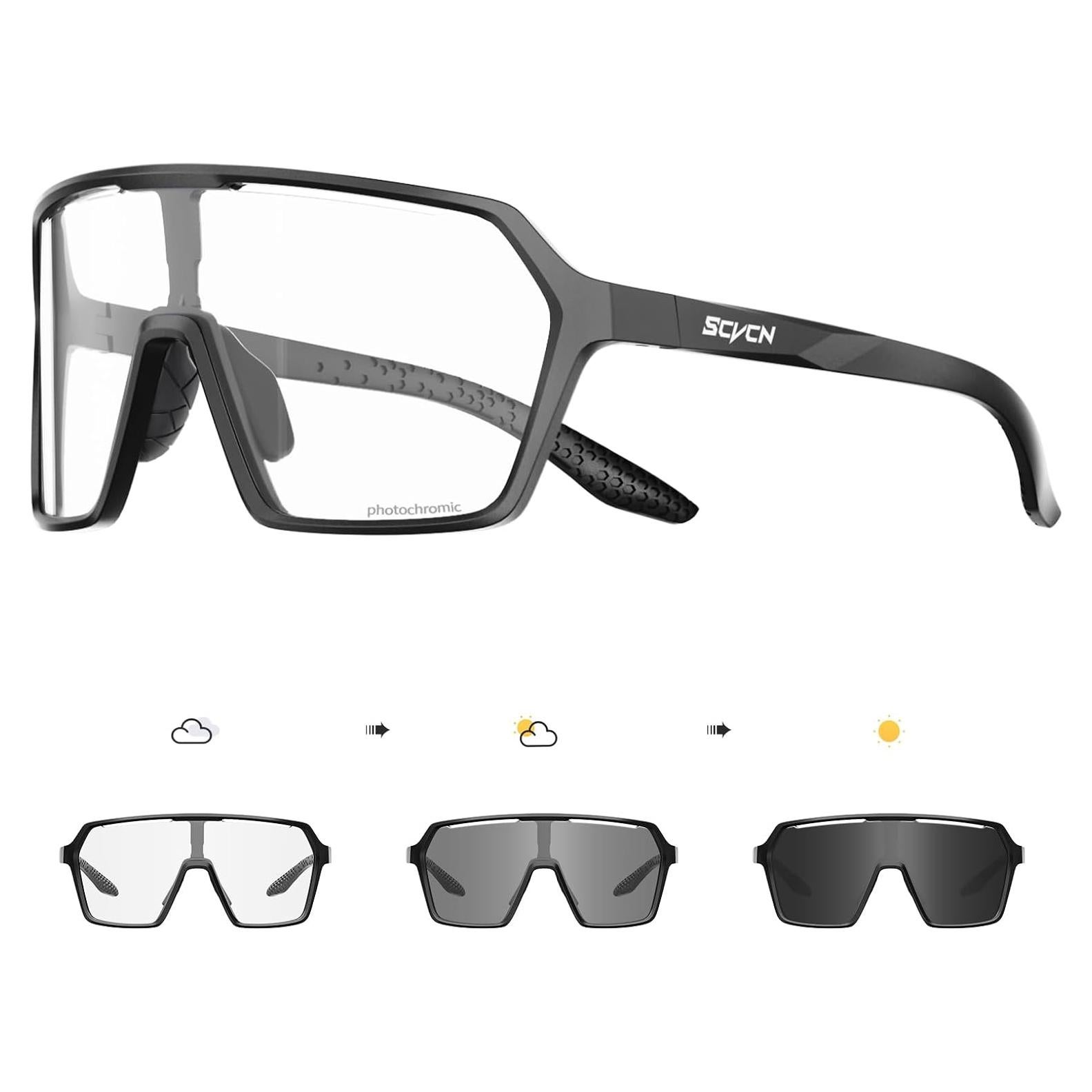 Gafas de Ciclismo SCVCN Fotoquímicas UV400 Ajustables