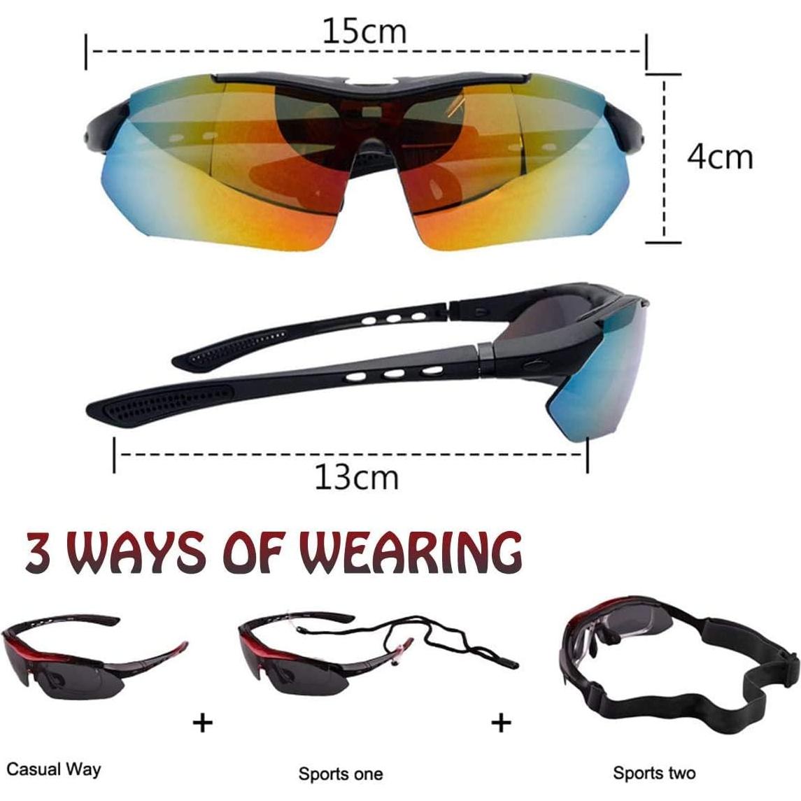Gafas de sol Bentrance con 5 lentes intercambiables UV400