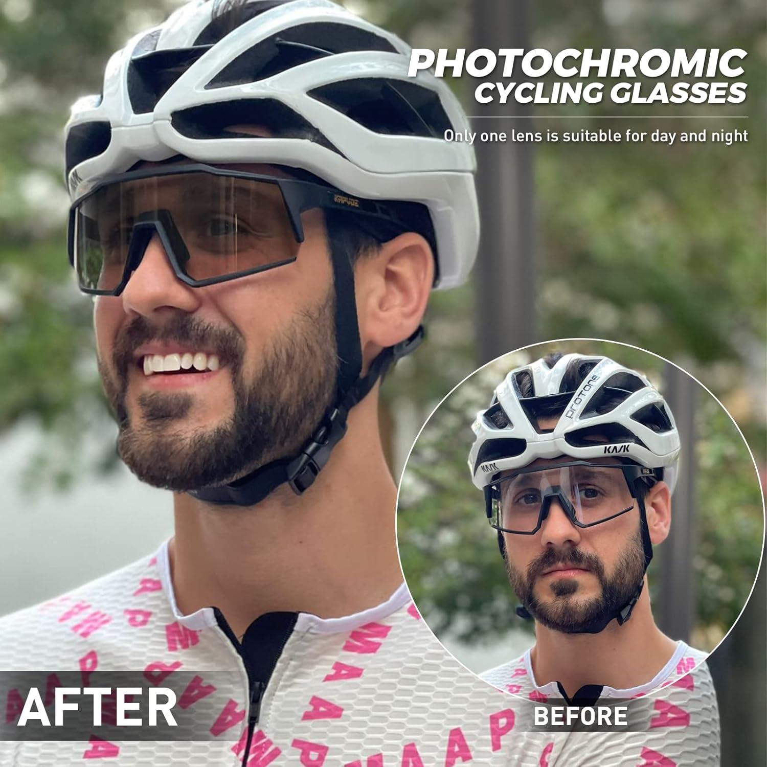 Gafas de Ciclismo KAPVOE K9022 Fotoquímicas UV400