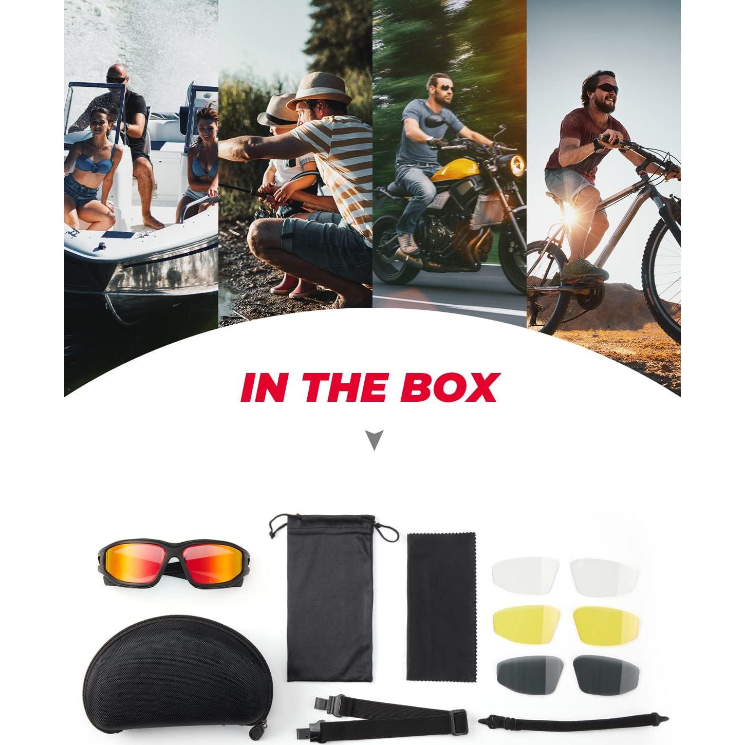 Gafas de Motocicleta KEMIMOTO con Lentes Intercambiables