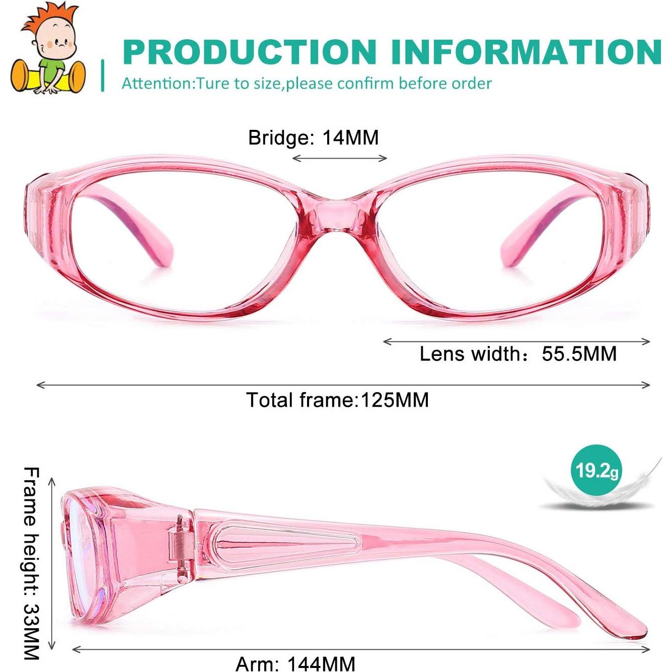 Gafas de Seguridad Dollger Rosa Anti Niebla UV400 Luz Azul