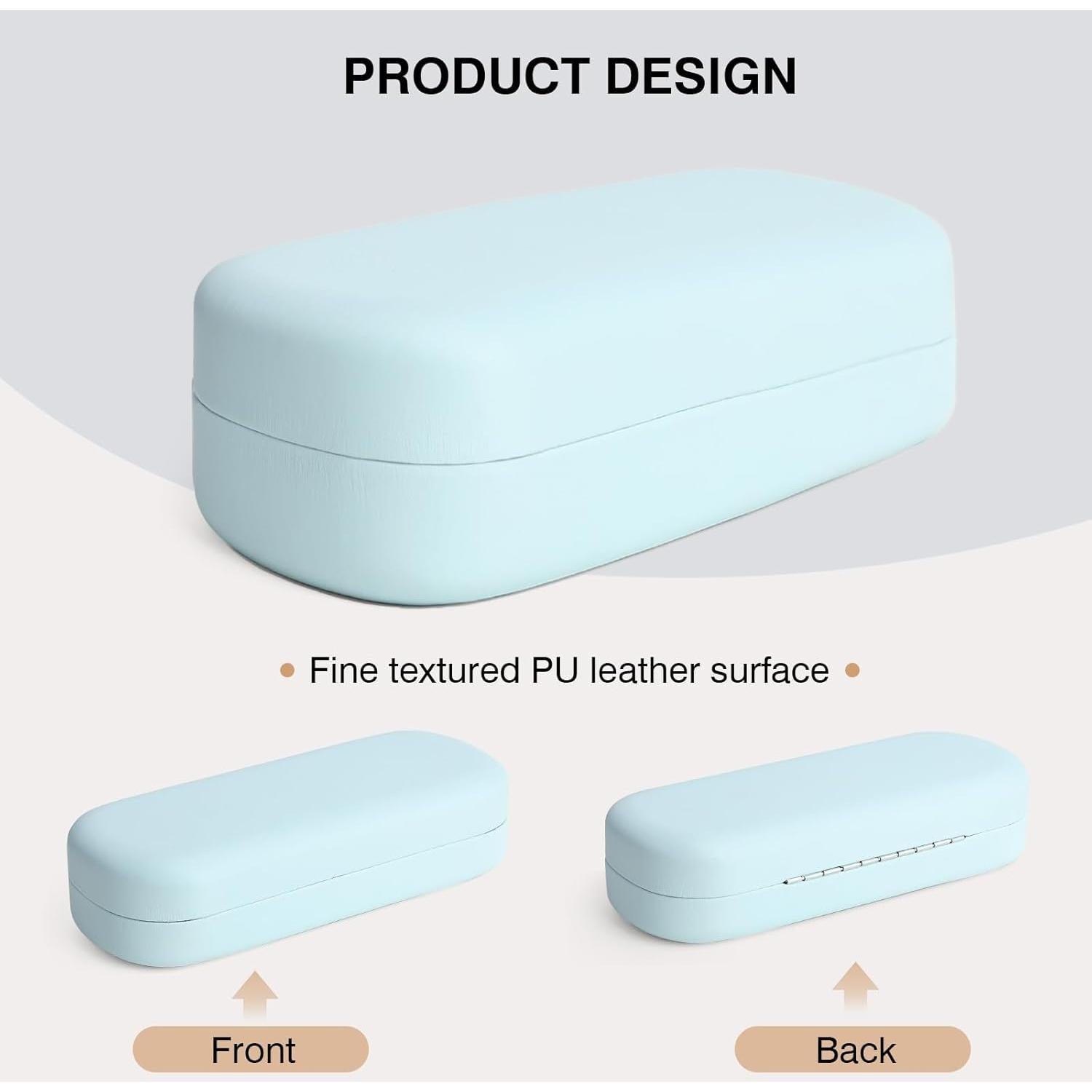 Estuche Duro Marvolia para Gafas de Sol Azul Claro