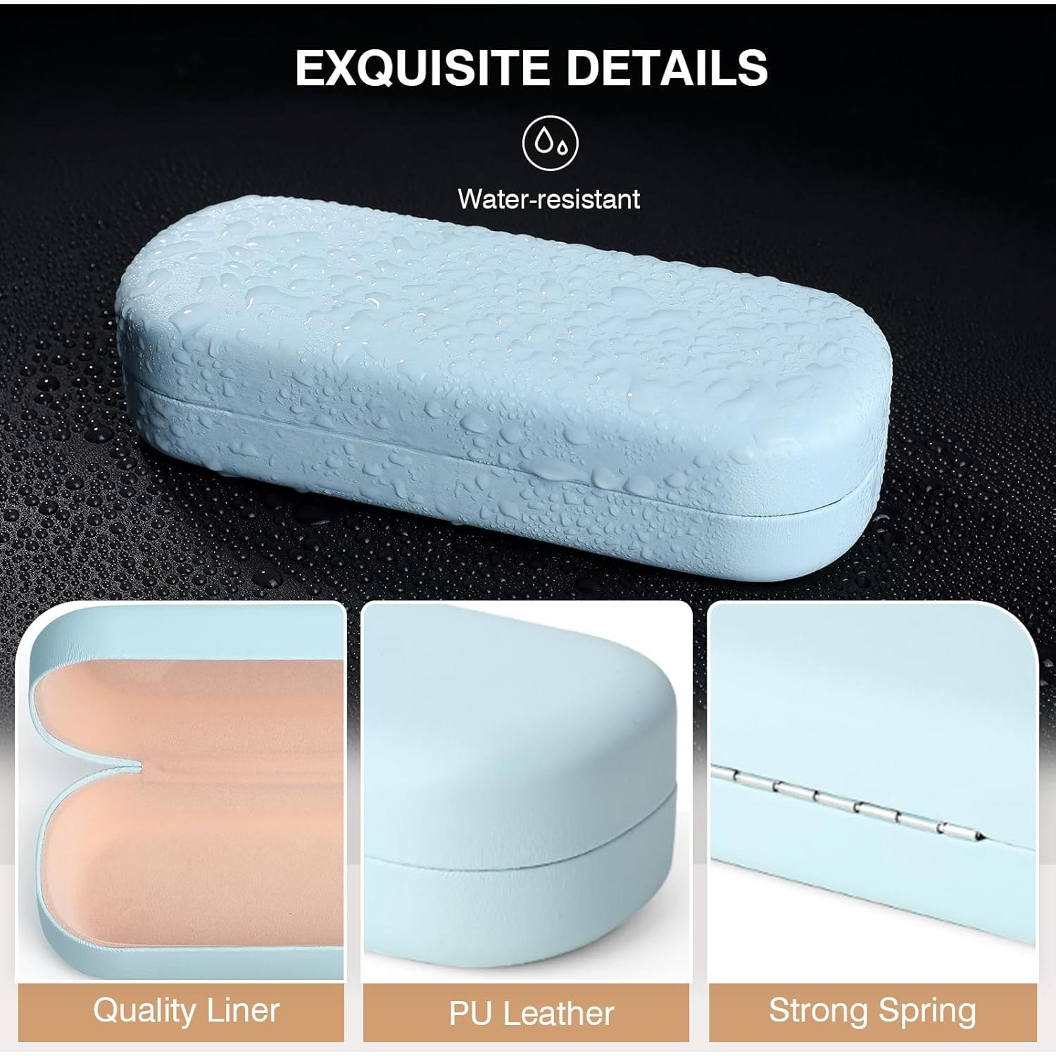 Estuche Duro Marvolia para Gafas de Sol Azul Claro