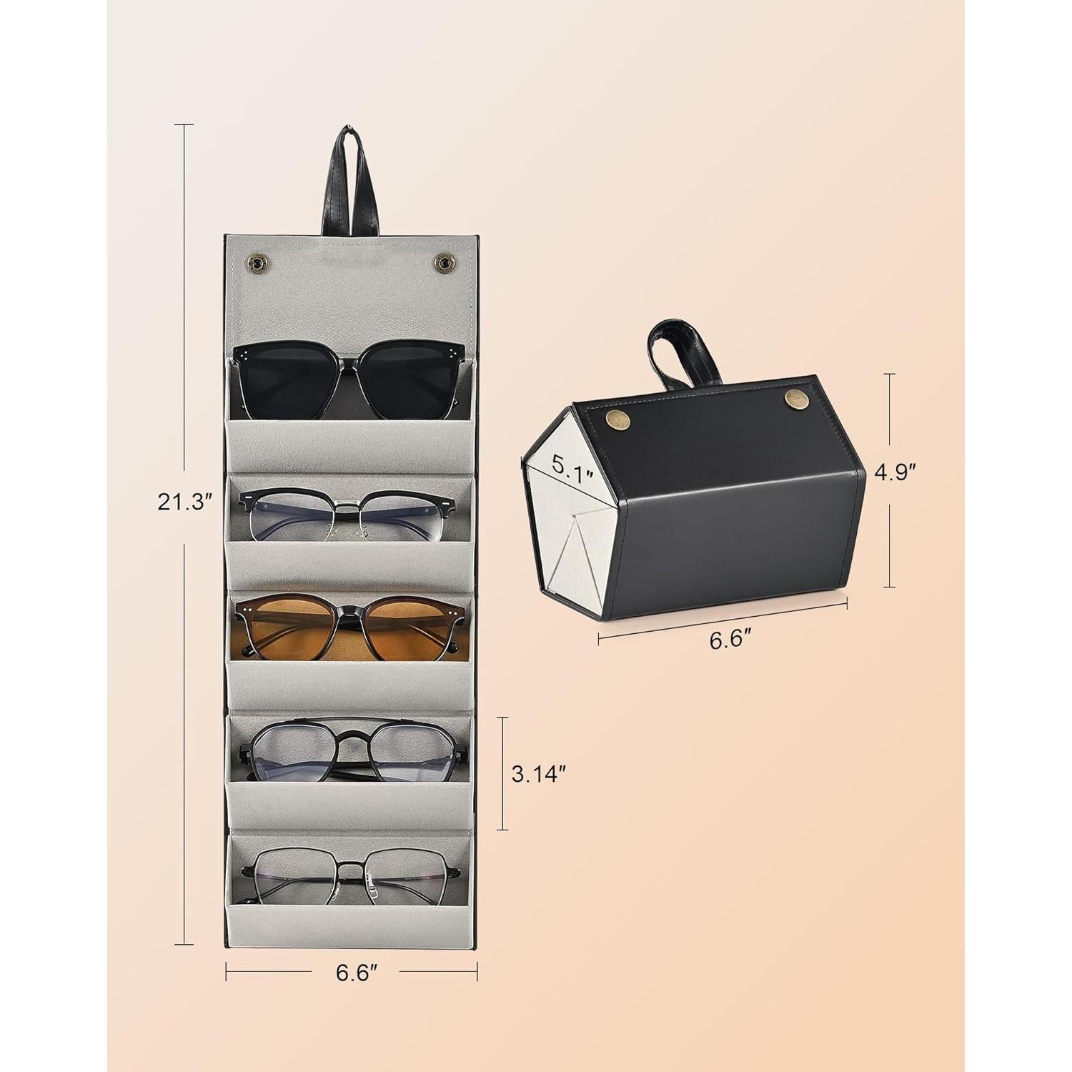 Organizador de Gafas de Sol CO-Z Plegable 5 Compartimentos