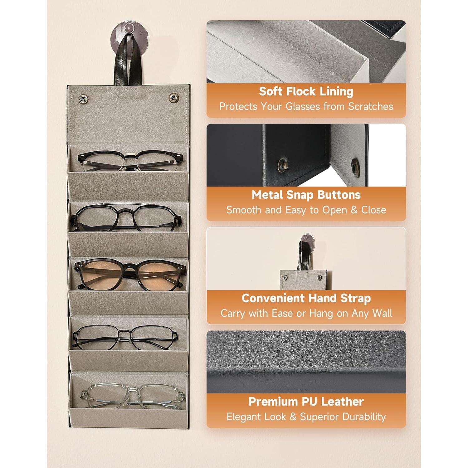 Organizador de Gafas de Sol CO-Z Plegable 5 Compartimentos