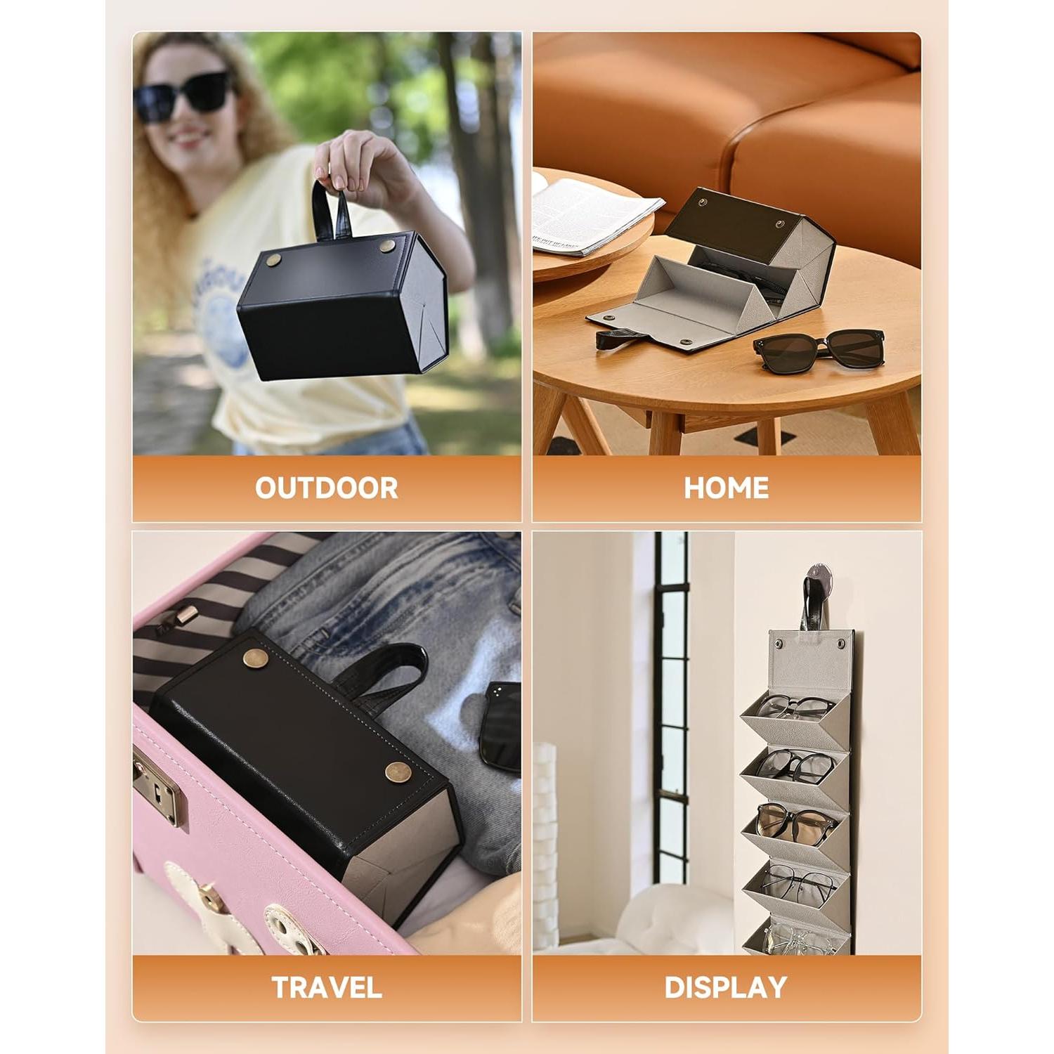 Organizador de Gafas de Sol CO-Z Plegable 5 Compartimentos