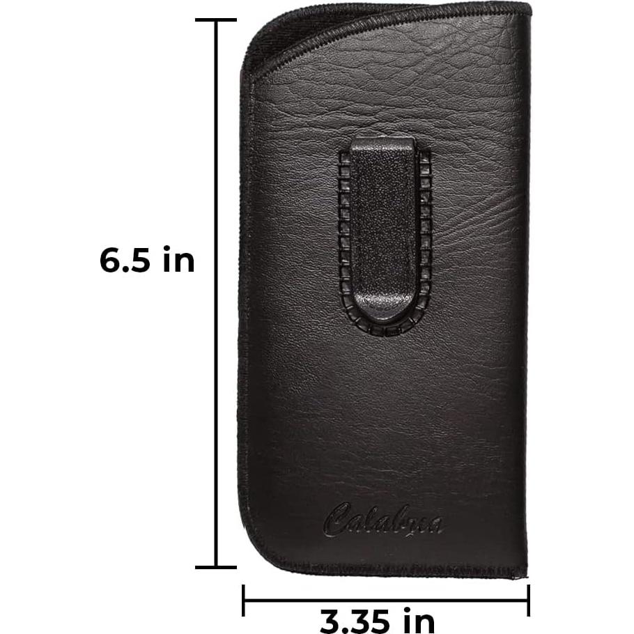 Funda Vertical para Gafas Calabria Soft Slip-In Negra