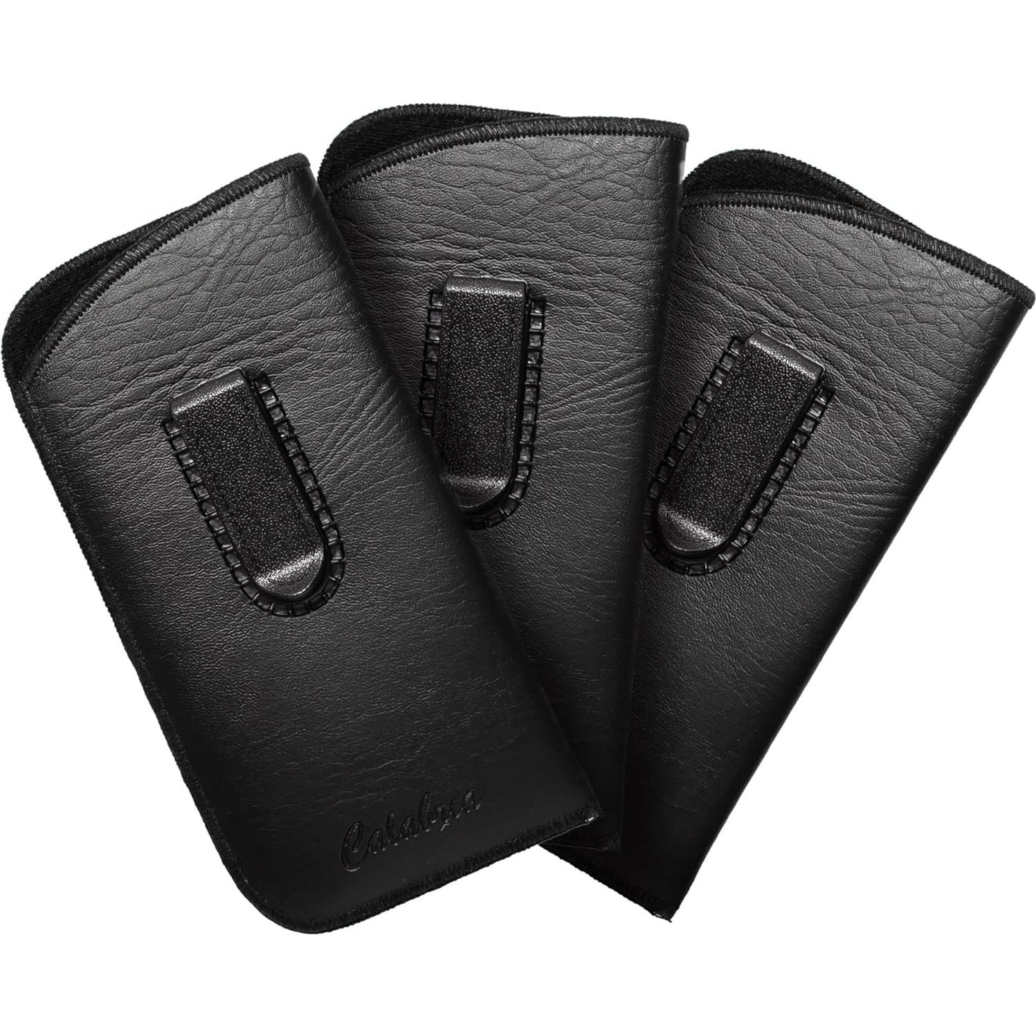 Funda Vertical para Gafas Calabria Soft Slip-In Negra