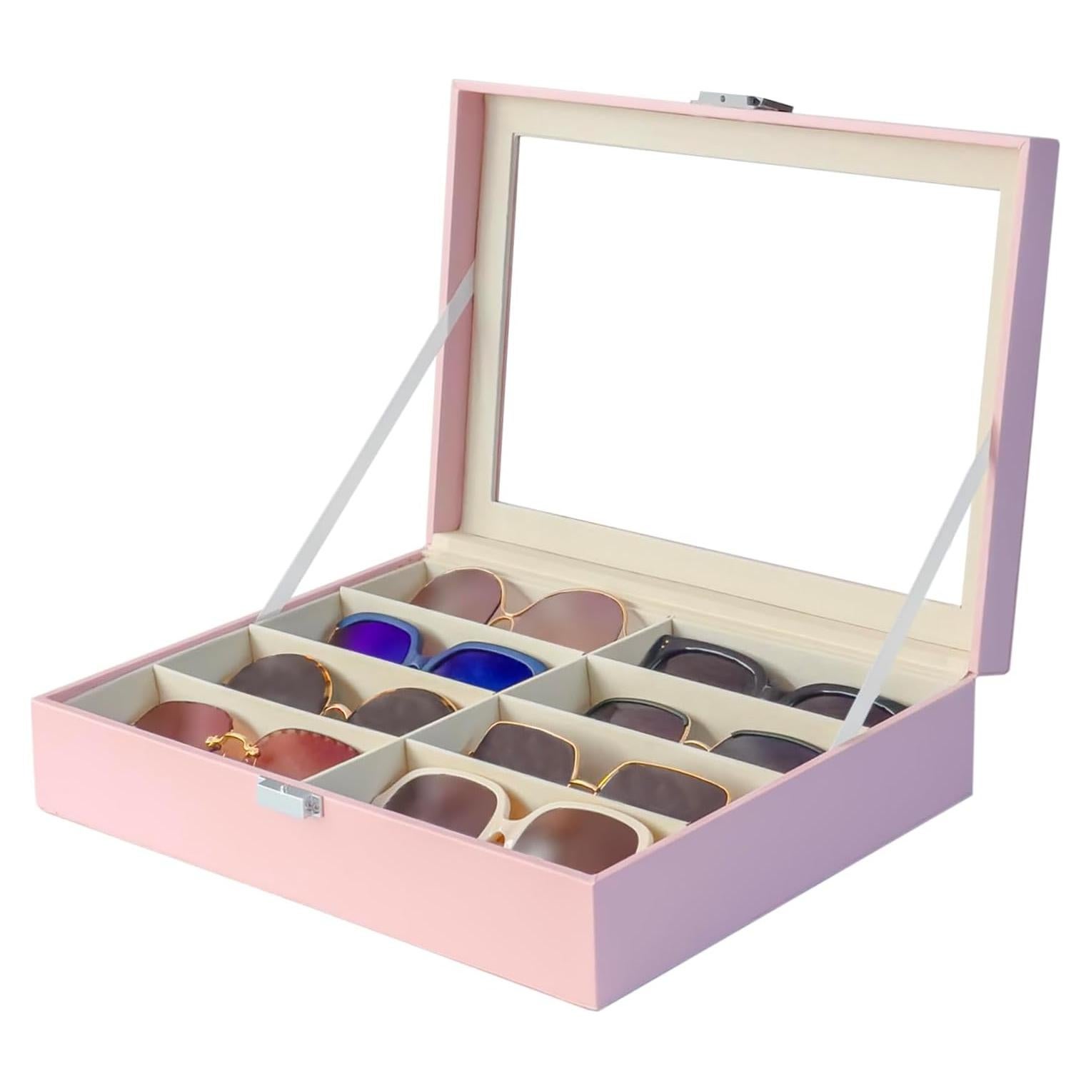 Organizador de Gafas de Sol Union Rosa 8 Ranuras