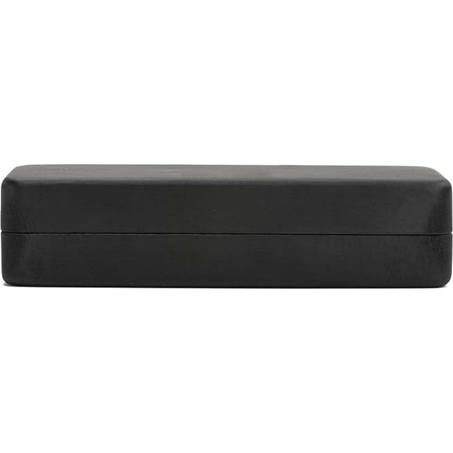 Funda Dura Alladaga para Gafas Unisex Negra 16x6.7cm
