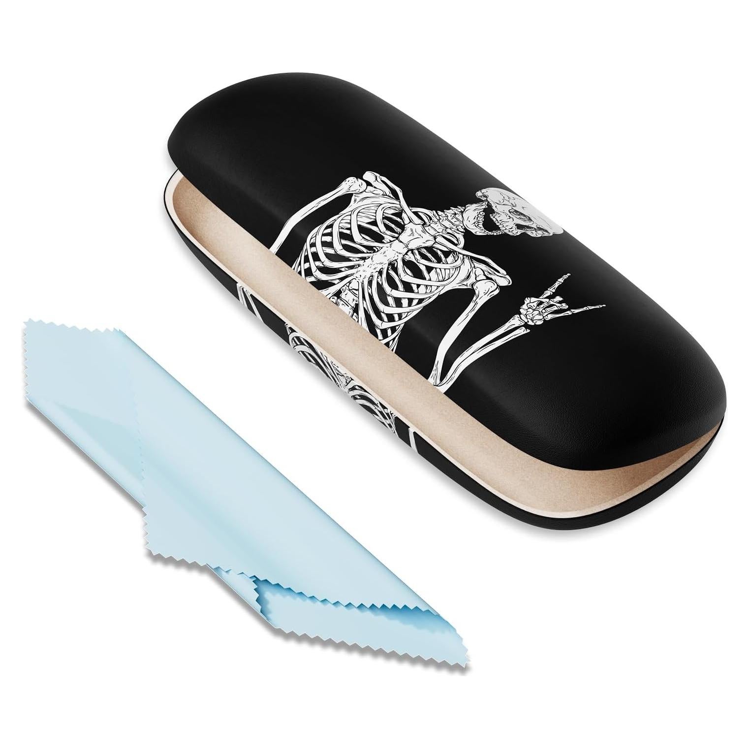 Estuche Duro para Gafas ZAXMEY con Paño de Limpieza