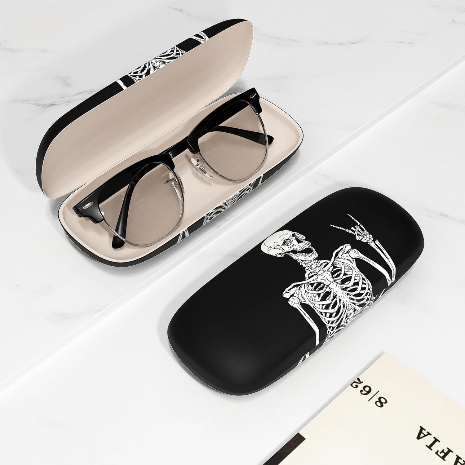 Estuche Duro para Gafas ZAXMEY con Paño de Limpieza