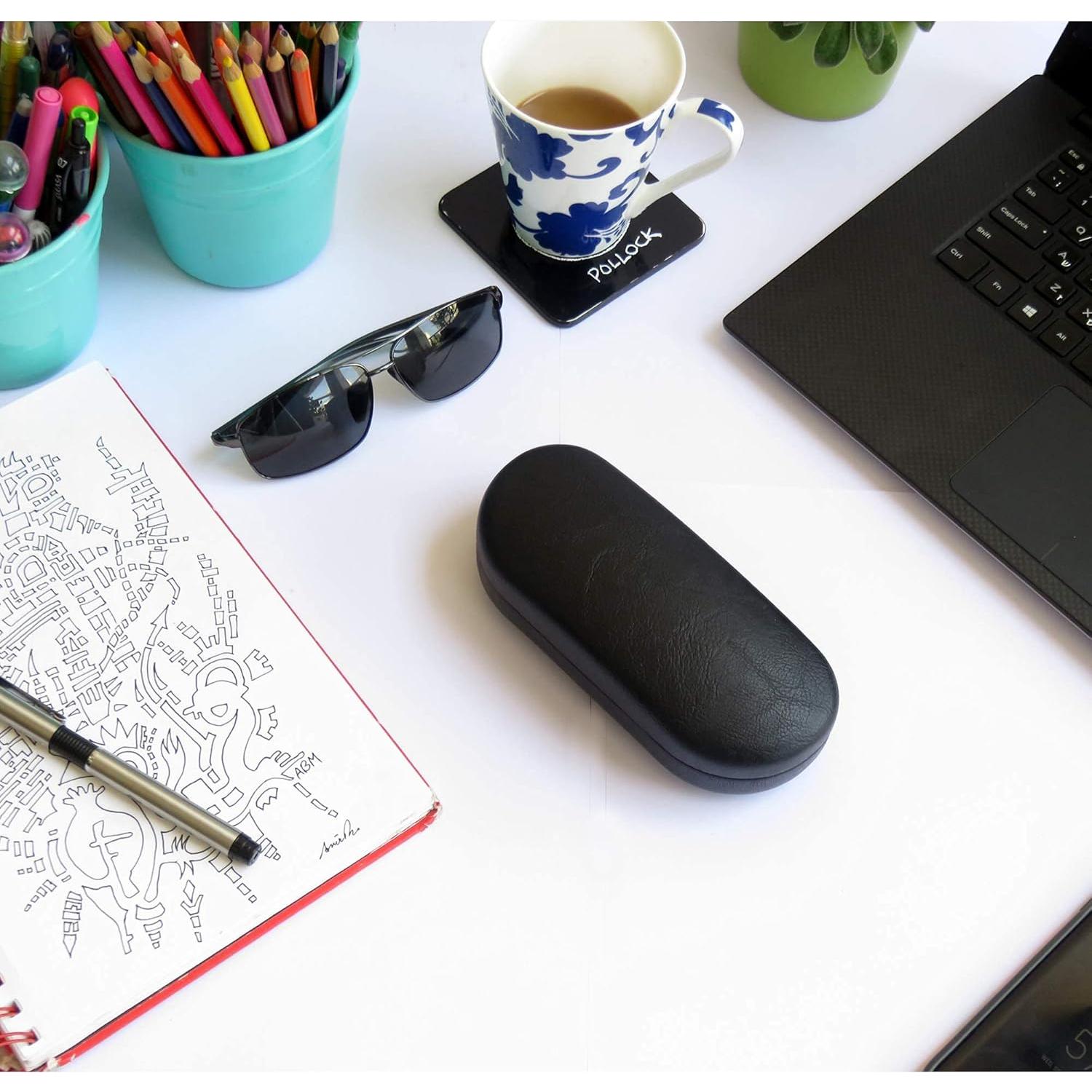 Estuche Duro para Gafas MiEstucheDeGafas - Negro con Bolsa