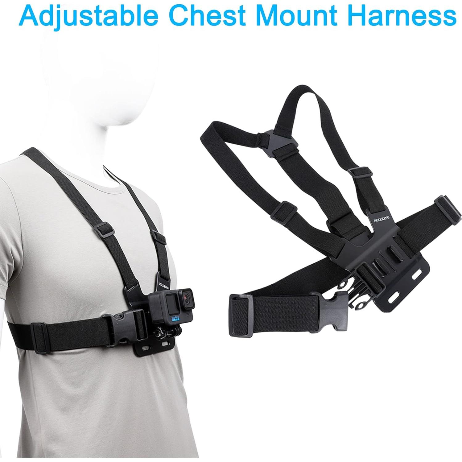 Juego de Accesorios GoPro PellKing PK-CDS + Soporte y Correas