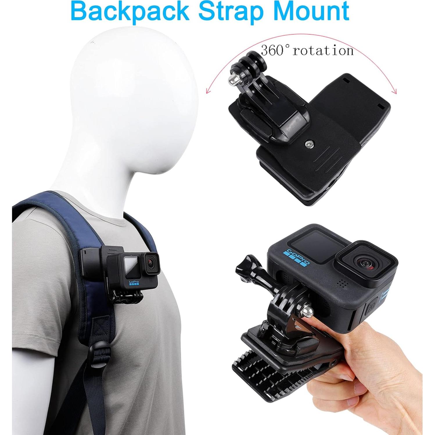 Juego de Accesorios GoPro PellKing PK-CDS + Soporte y Correas