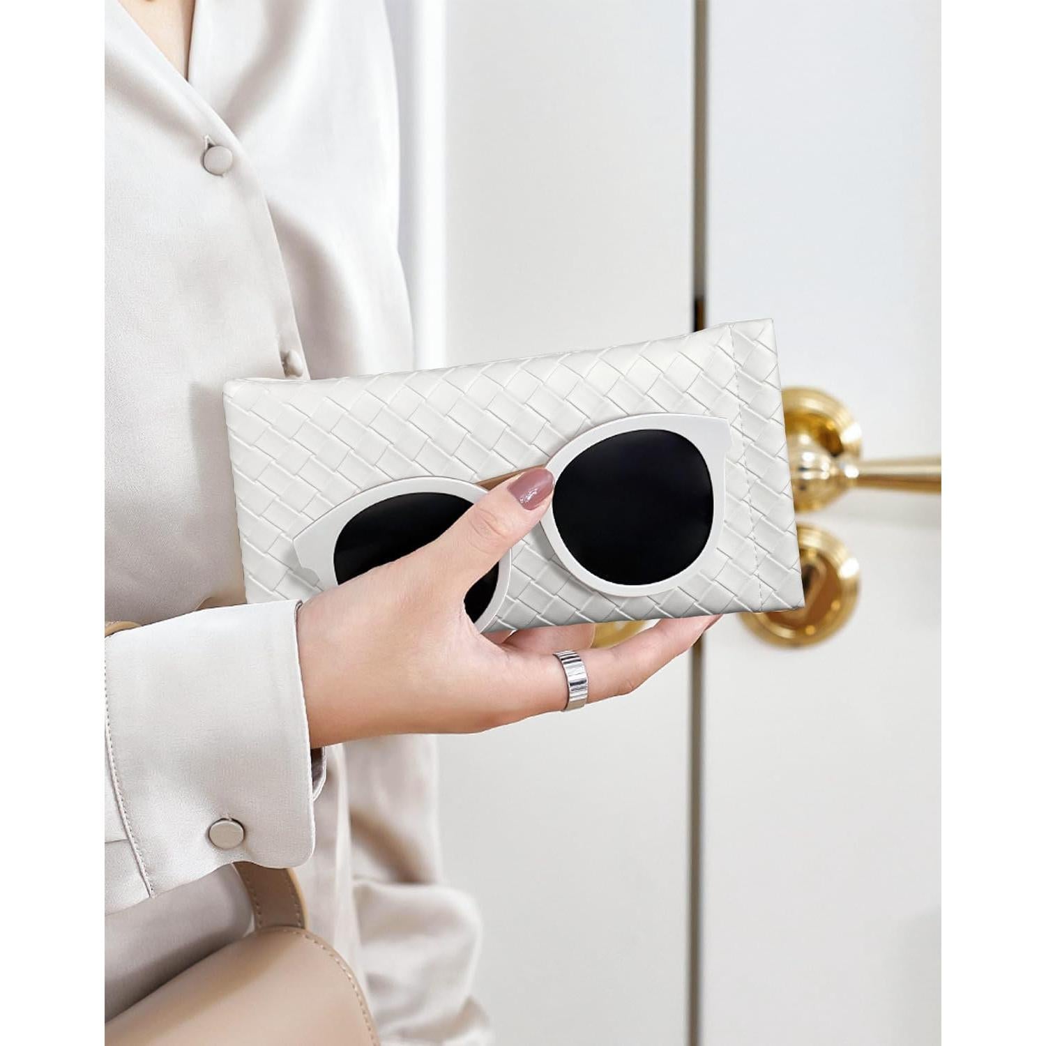 Estuche para Gafas 4 Pcs Marca Desconocida Cuero Suave