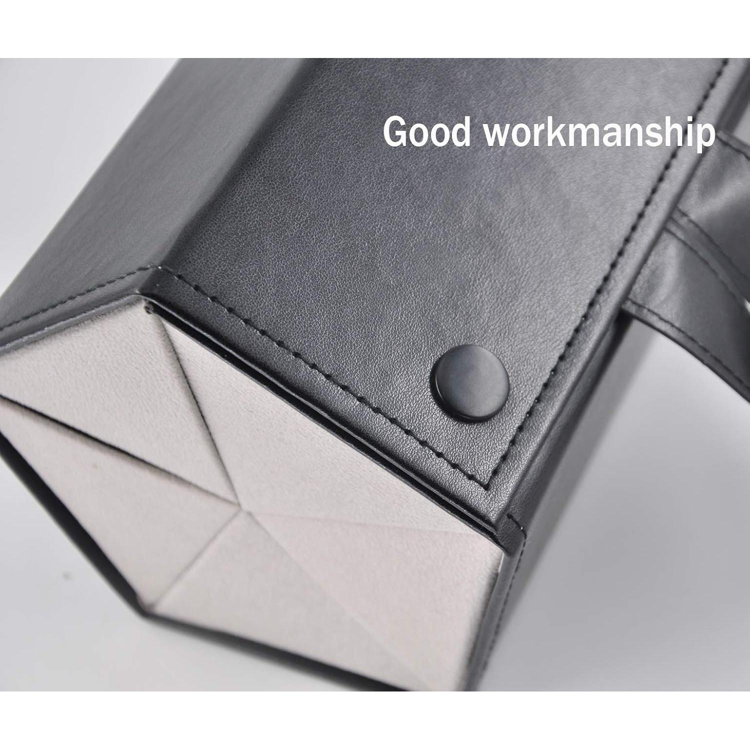 Organizador de Gafas Kenpal Plegable 5 Compartimentos Negro