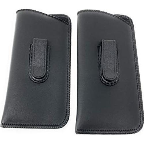 Funda suave para gafas - 2 paquetes Negro Vinilo