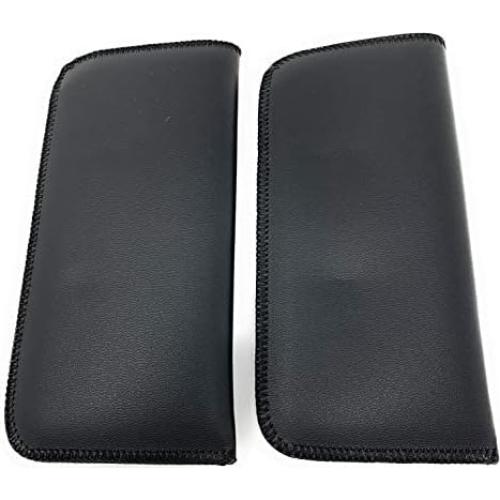 Funda suave para gafas - 2 paquetes Negro Vinilo