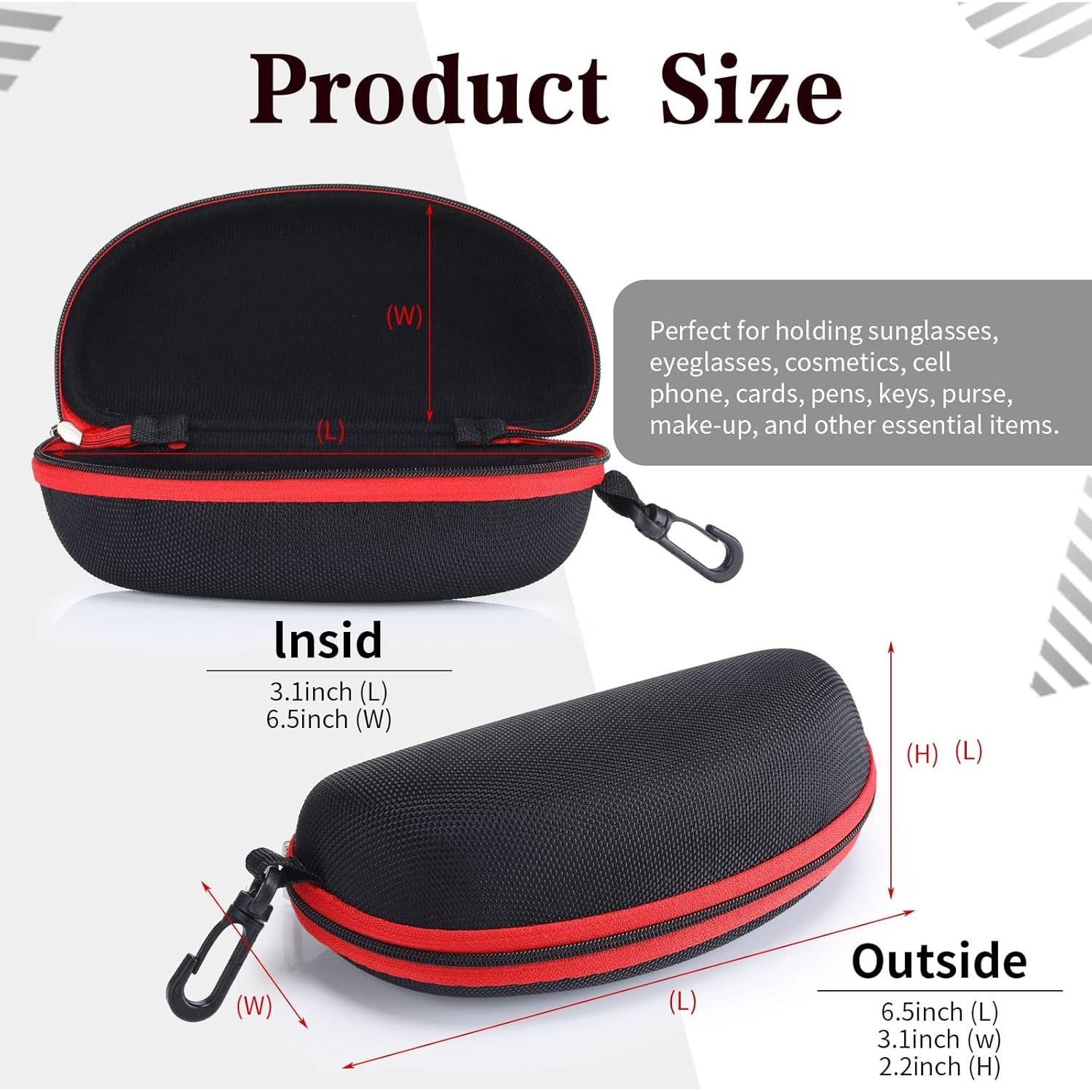 Estuche Duro para Gafas Yunsailing 24 Paquetes Unisex