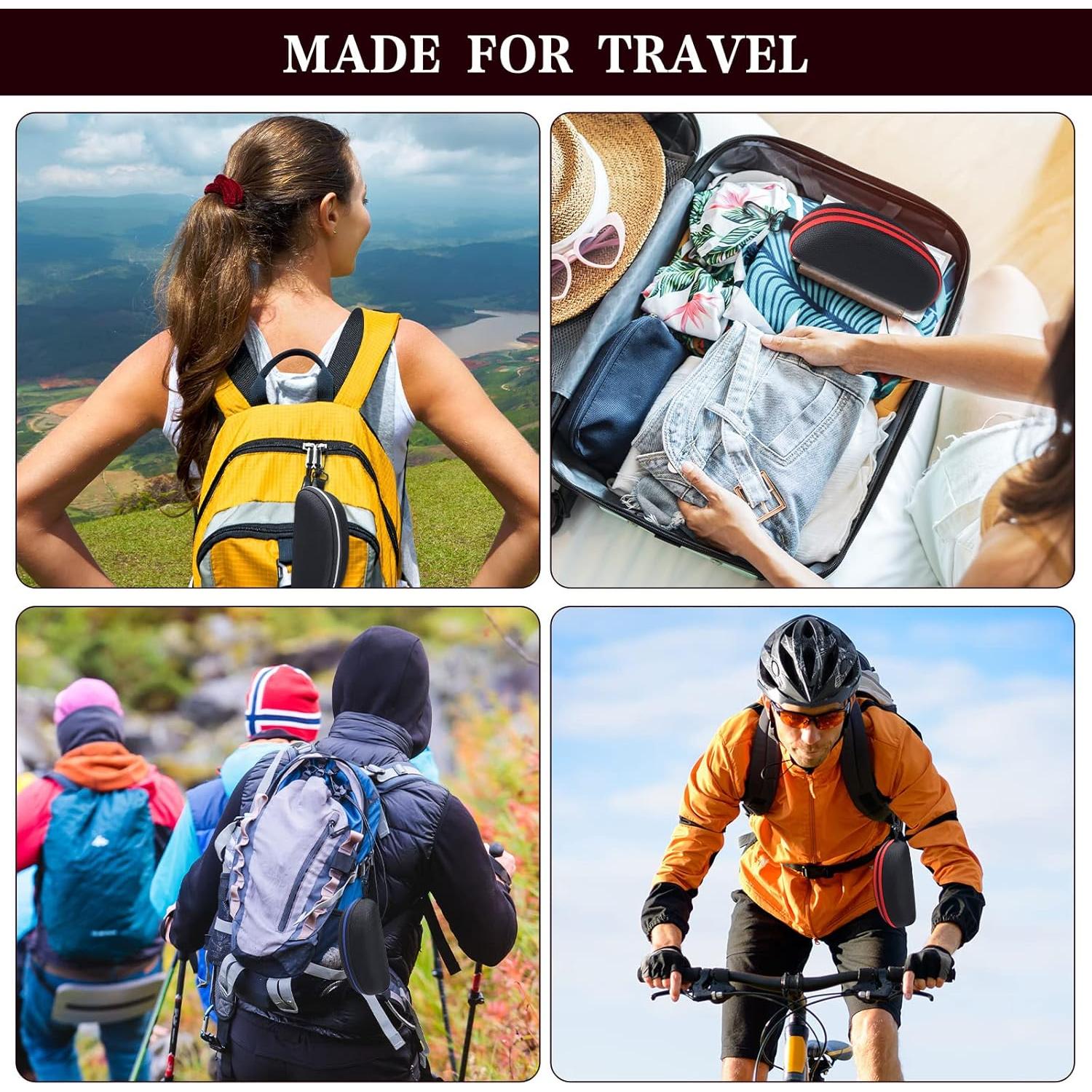 Estuche Duro para Gafas Yunsailing 24 Paquetes Unisex