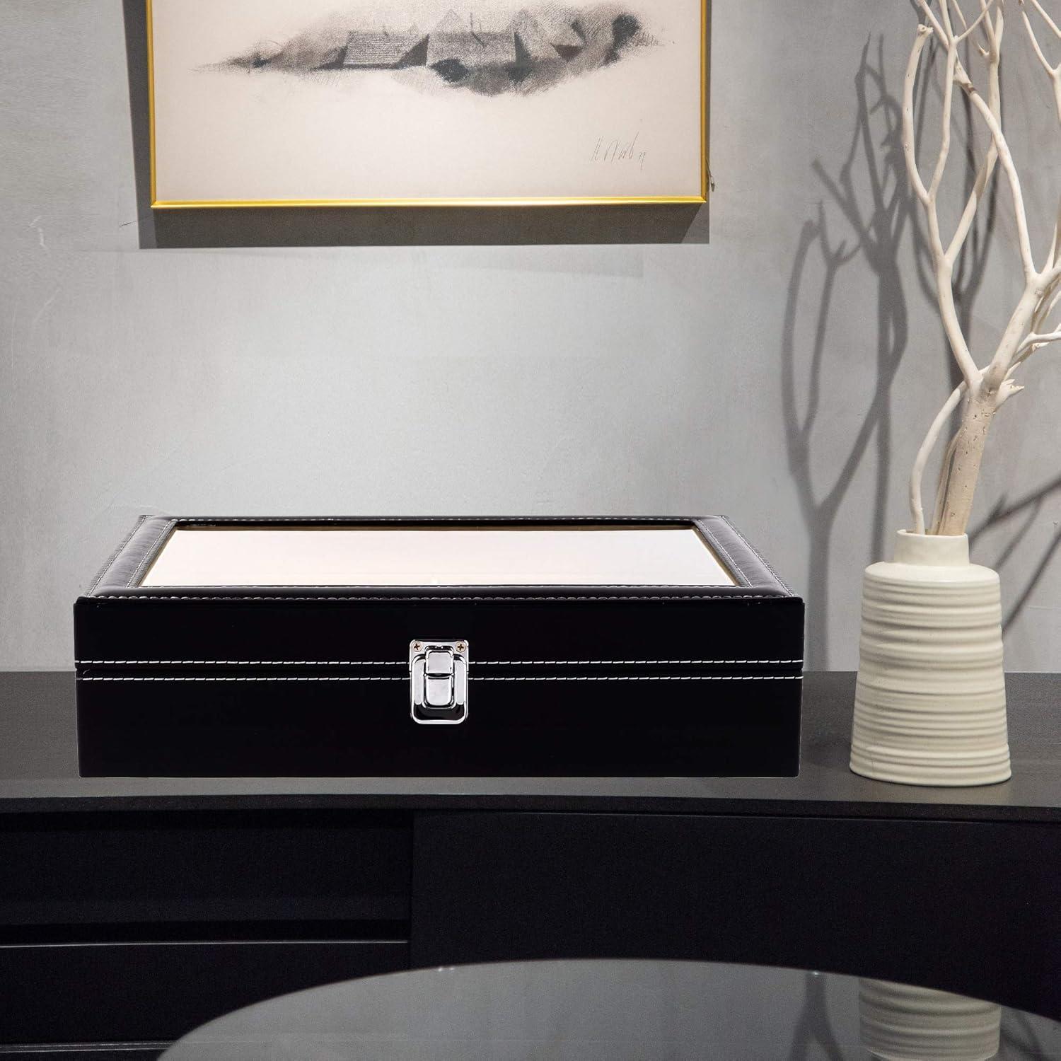 Organizador de Gafas Siveit 8 Compartimentos Negro