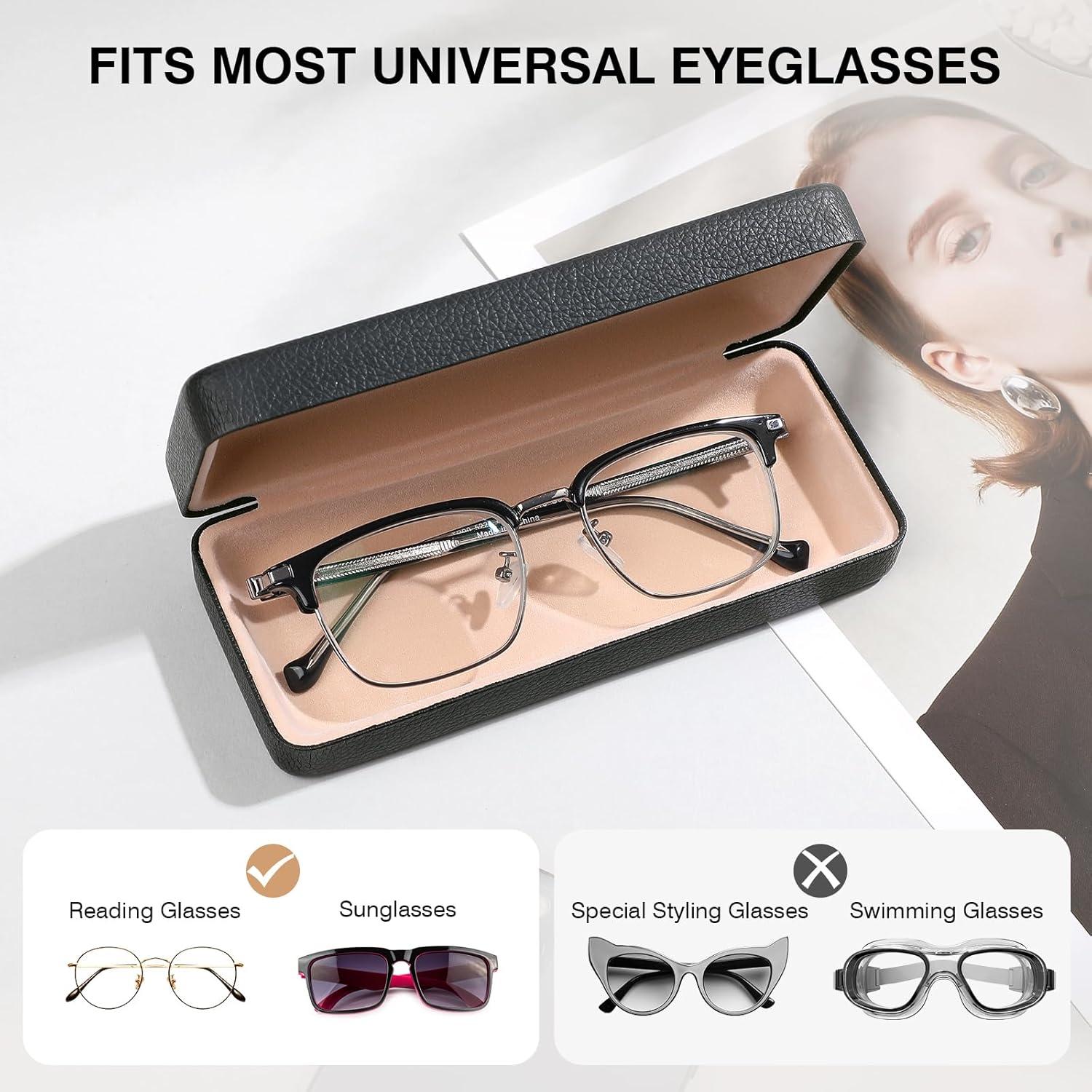 Estuche Duro Marvolia para Gafas de Sol y Lectura Negro