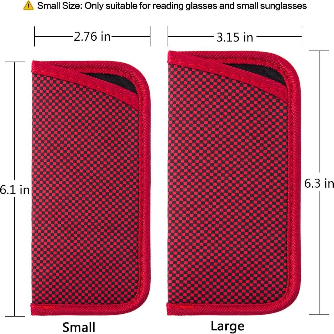 Paquete de 3 Fundas para Gafas - Estuche Neopreno Compacto